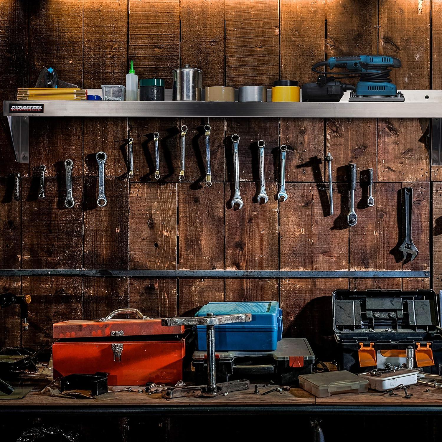 Estante de Pared DuraSteel de Acero Inoxidable 61x30.5 cm