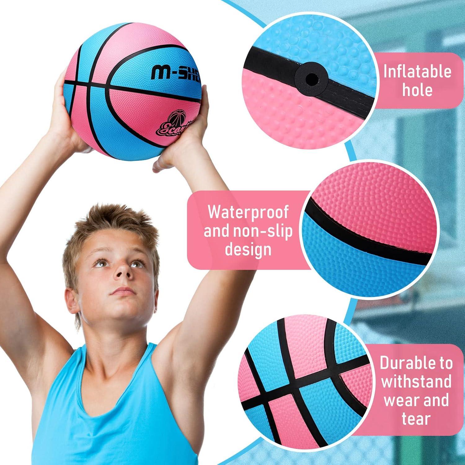 Wettarn Balones de Baloncesto Tamaño 5 6 Pcs con Bomba