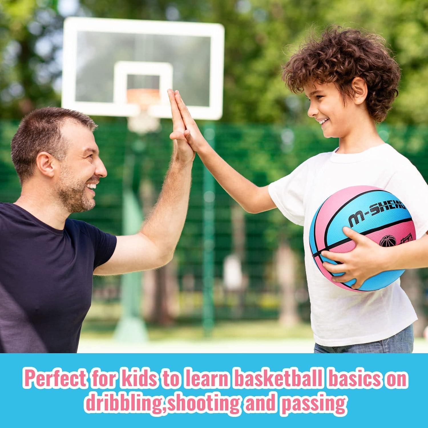 Wettarn Balones de Baloncesto Tamaño 5 6 Pcs con Bomba