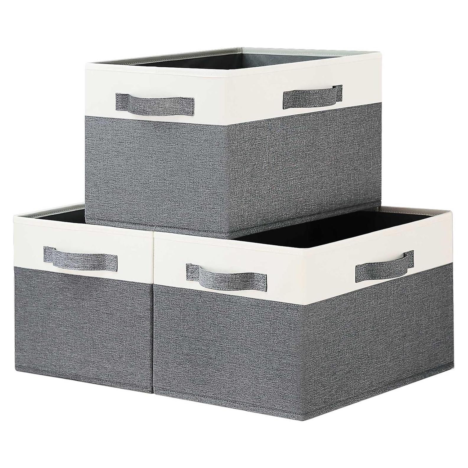 Cestas de Almacenamiento Plegables GhvyenntteS 3 Paquete 26L