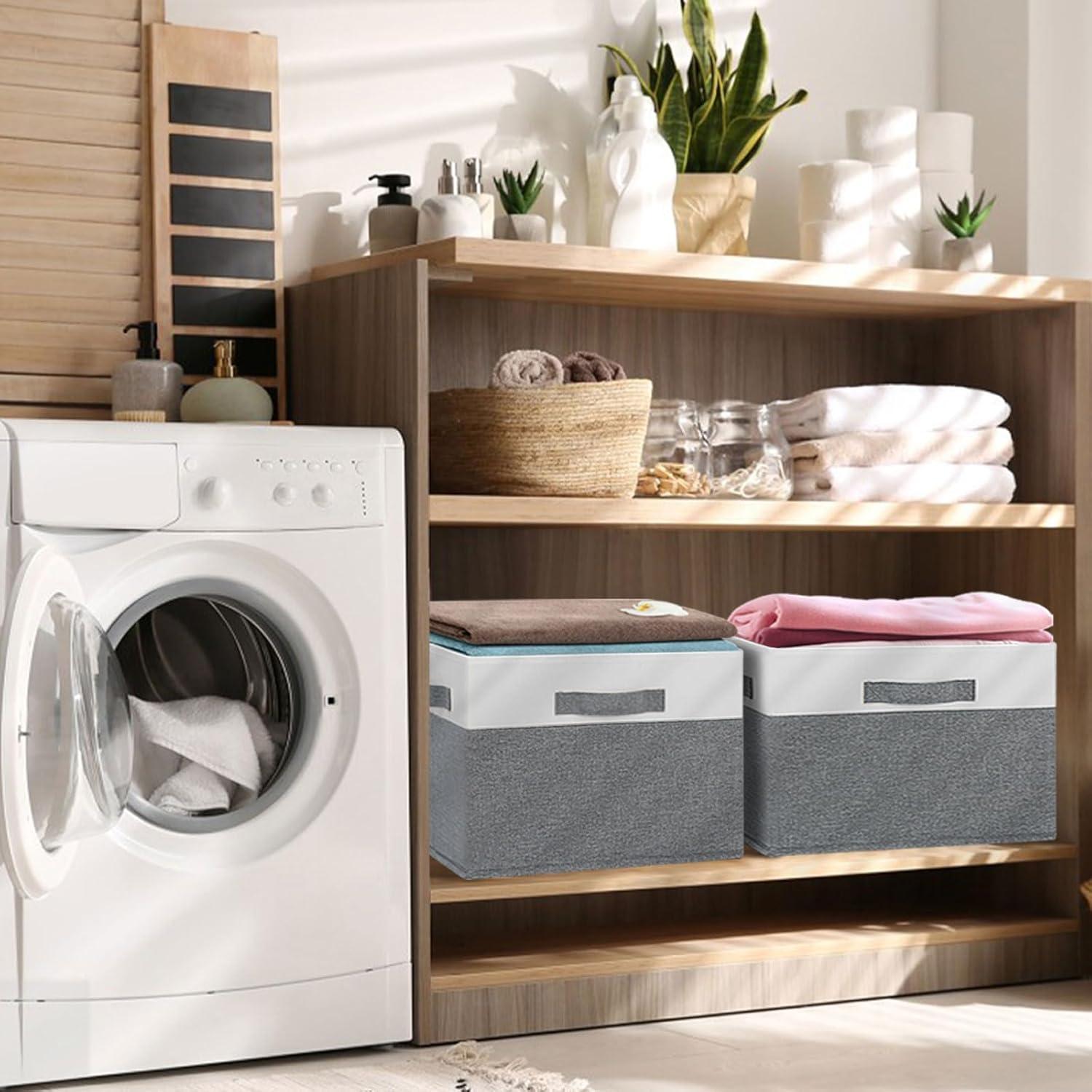 Cestas de Almacenamiento Plegables GhvyenntteS 3 Paquete 26L