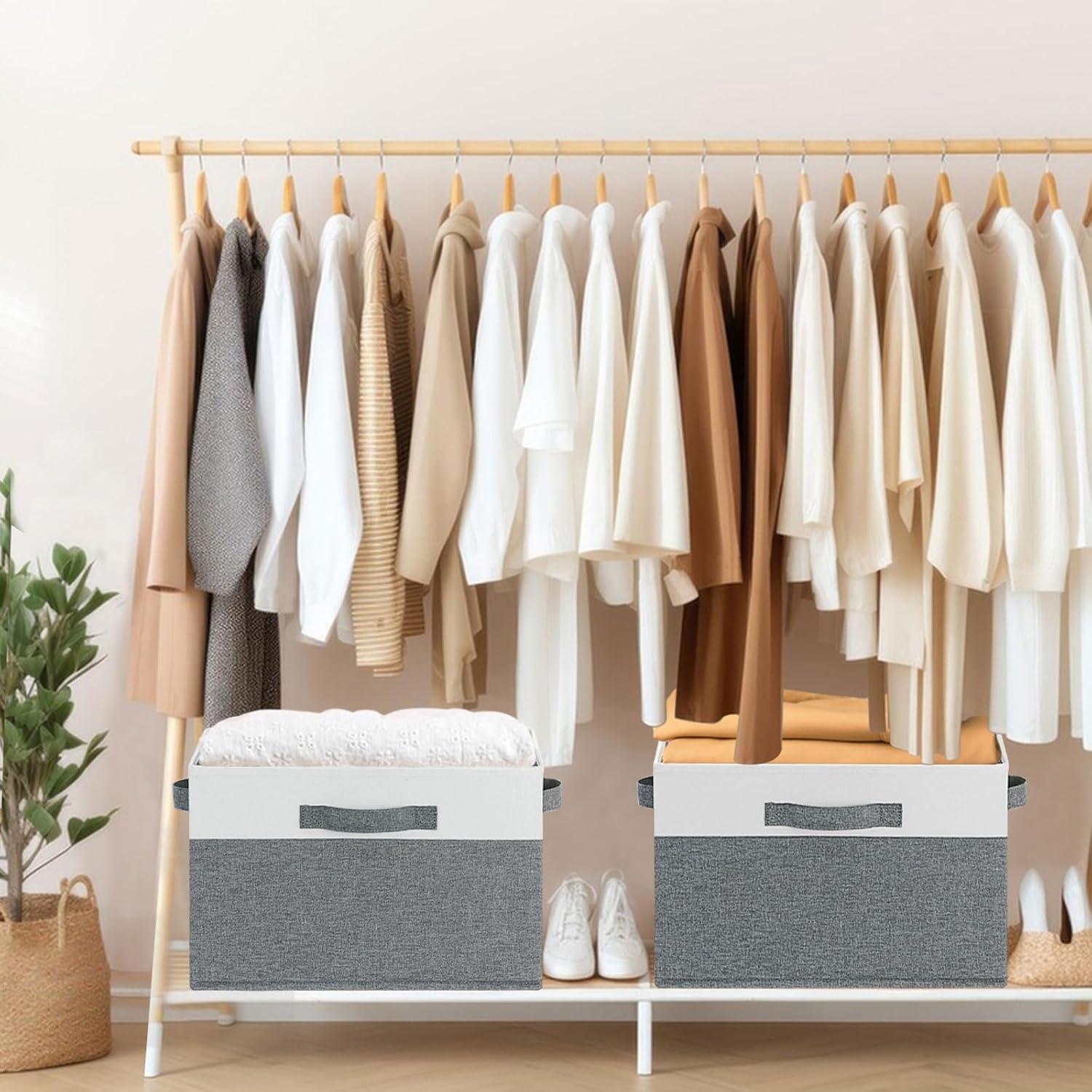 Cestas de Almacenamiento Plegables GhvyenntteS 3 Paquete 26L