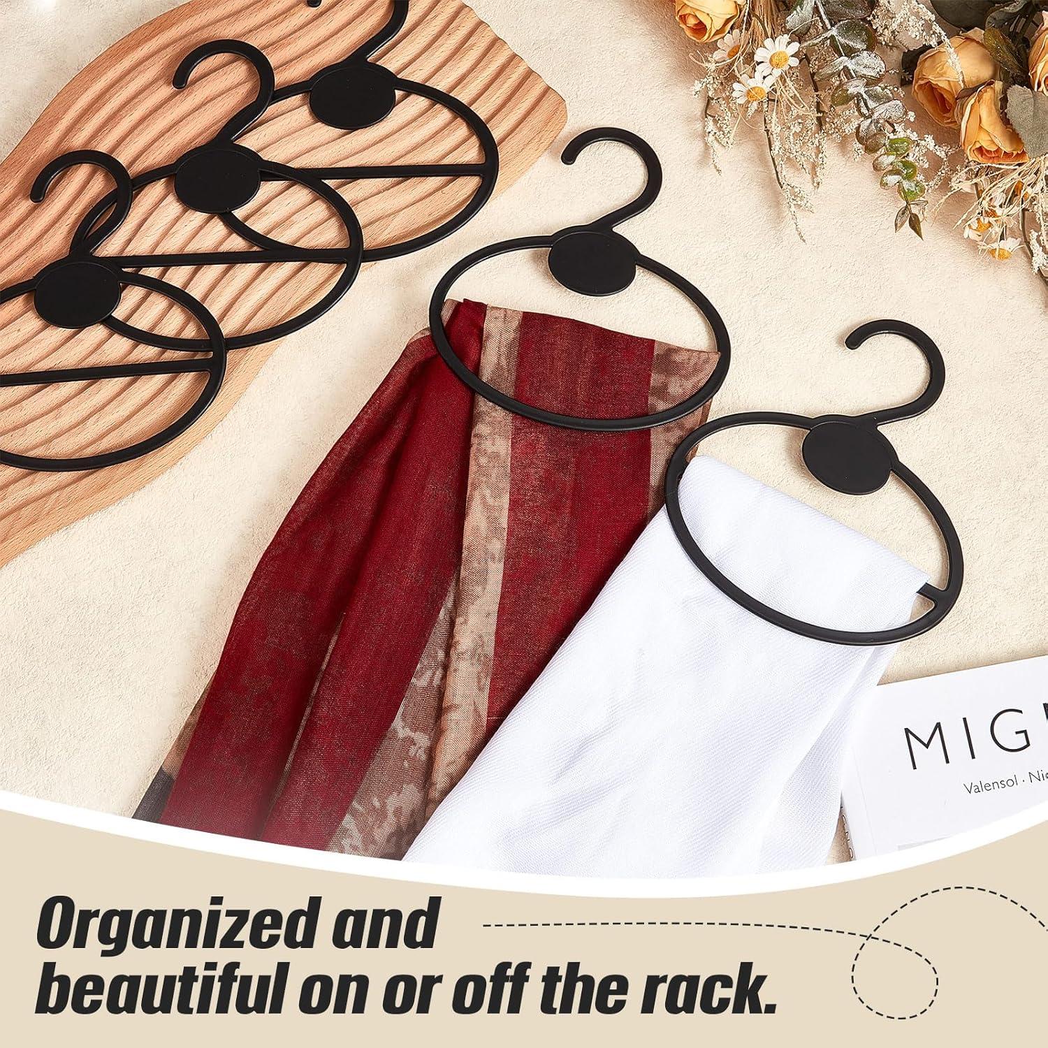 Organizador de Bufandas FoldTier 50 Pcs Ahorra Espacio Negro