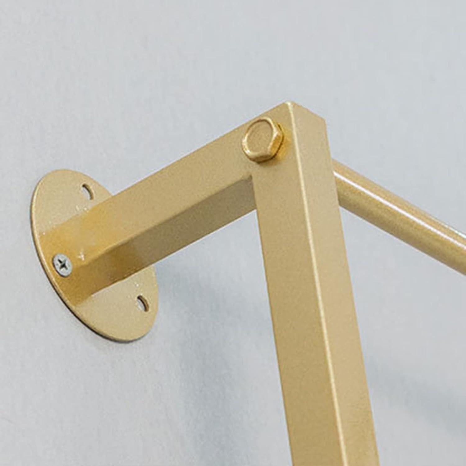 Soporte de Bufandas de Metal FWTXZTER 10 Niveles Dorado