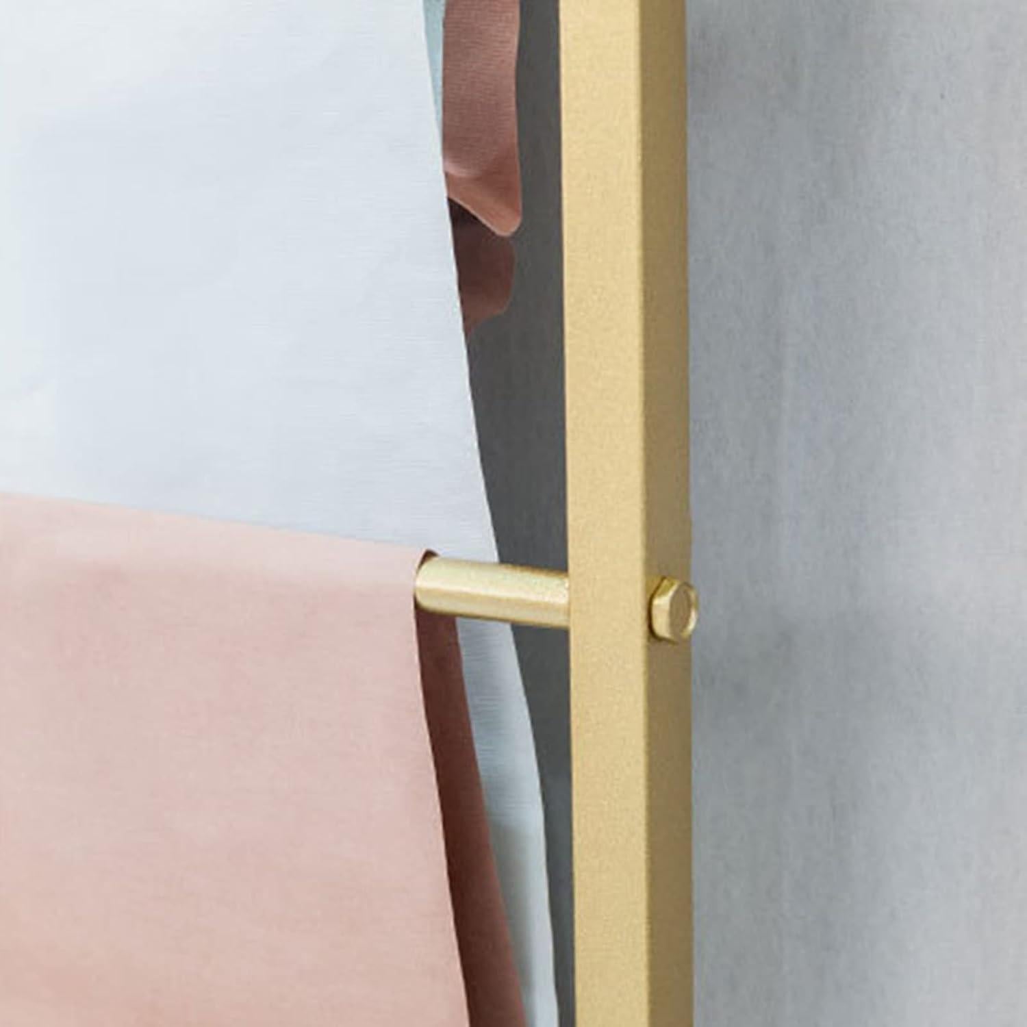 Soporte de Bufandas de Metal FWTXZTER 10 Niveles Dorado