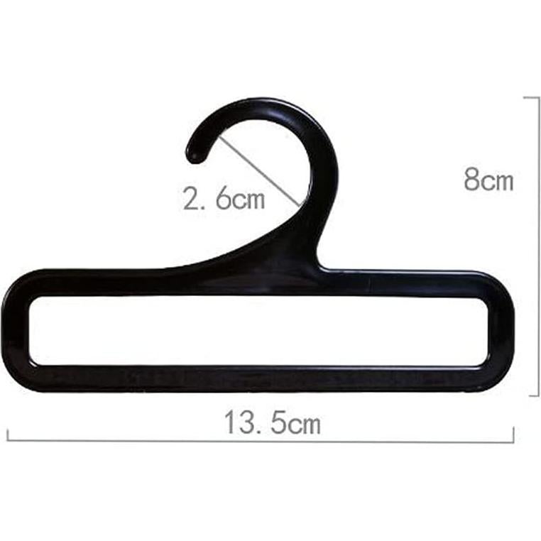 10 Perchas de Plástico Teensery para Bufandas y Cinturones