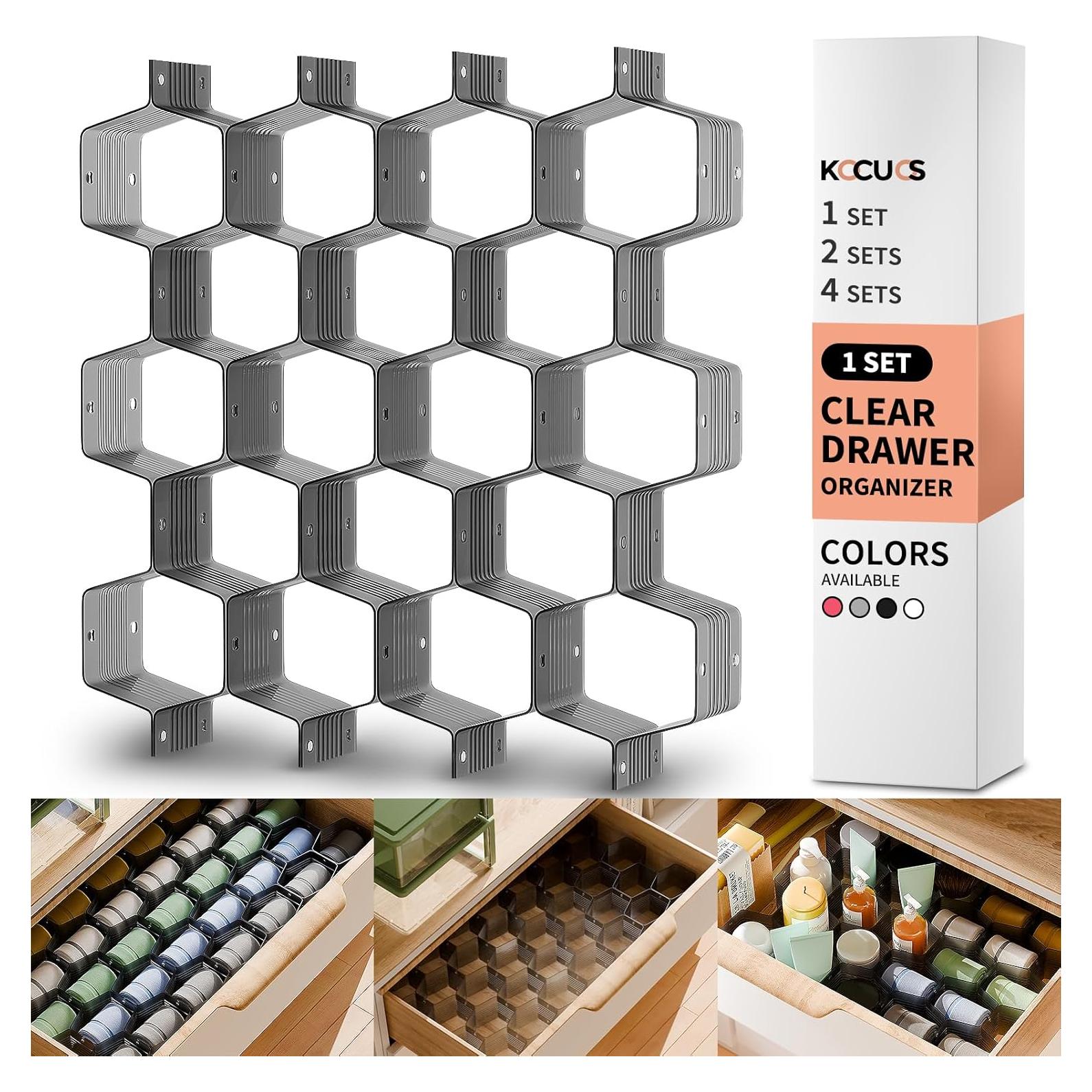 Separador de Cajones Ajustable Kocuos Negro 1pc 380g