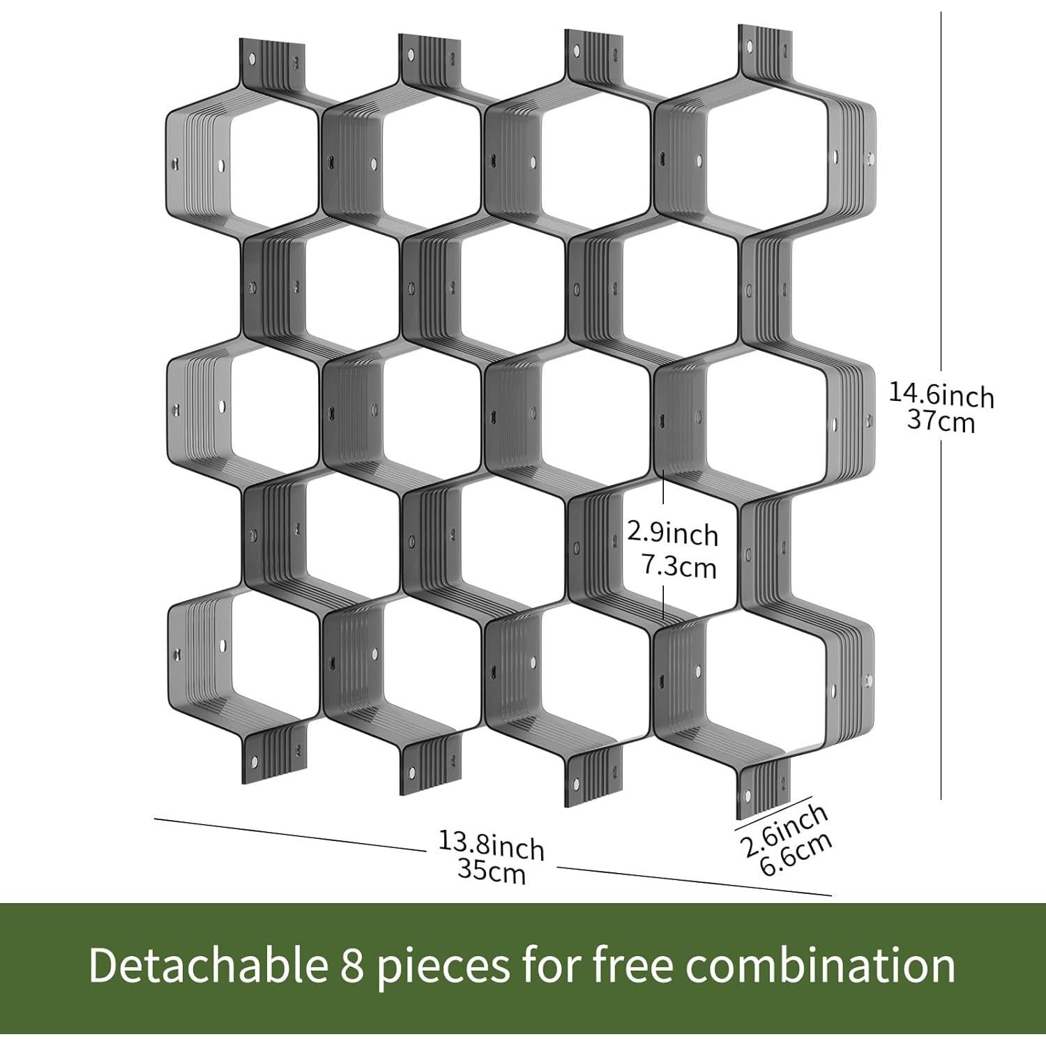 Separador de Cajones Ajustable Kocuos Negro 1pc 380g