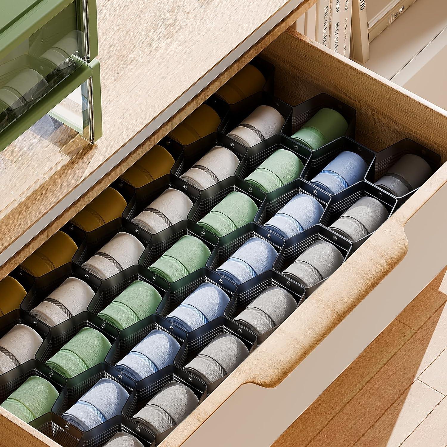 Separador de Cajones Ajustable Kocuos Negro 1pc 380g