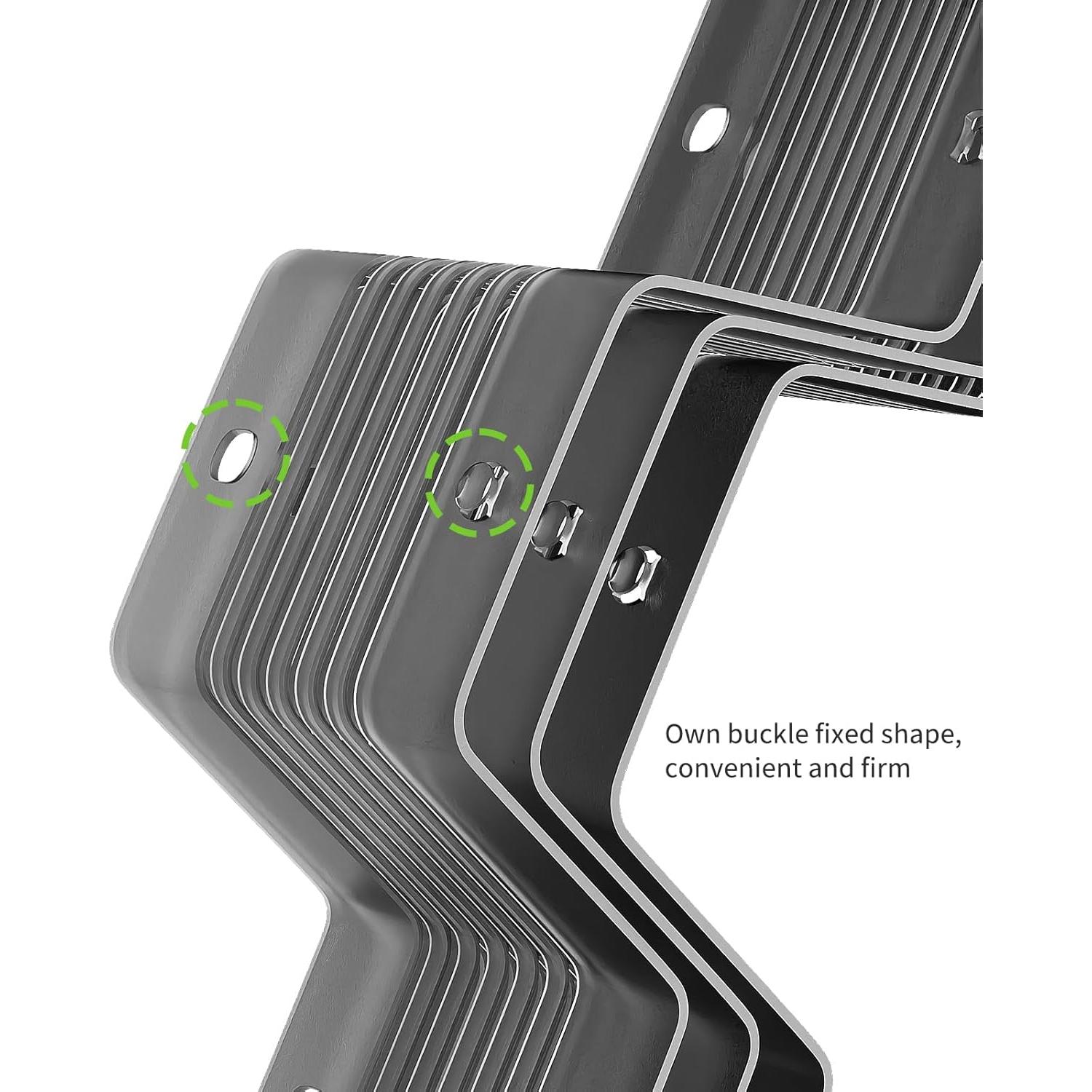 Separador de Cajones Ajustable Kocuos Negro 1pc 380g