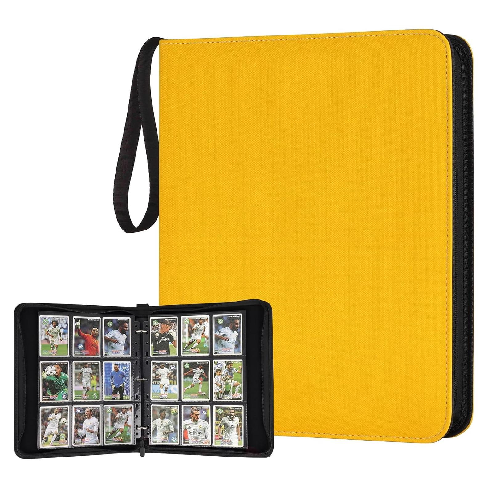 Carpeta de Tarjetas NEWBINDER001 Amarillo 720 Bolsillos