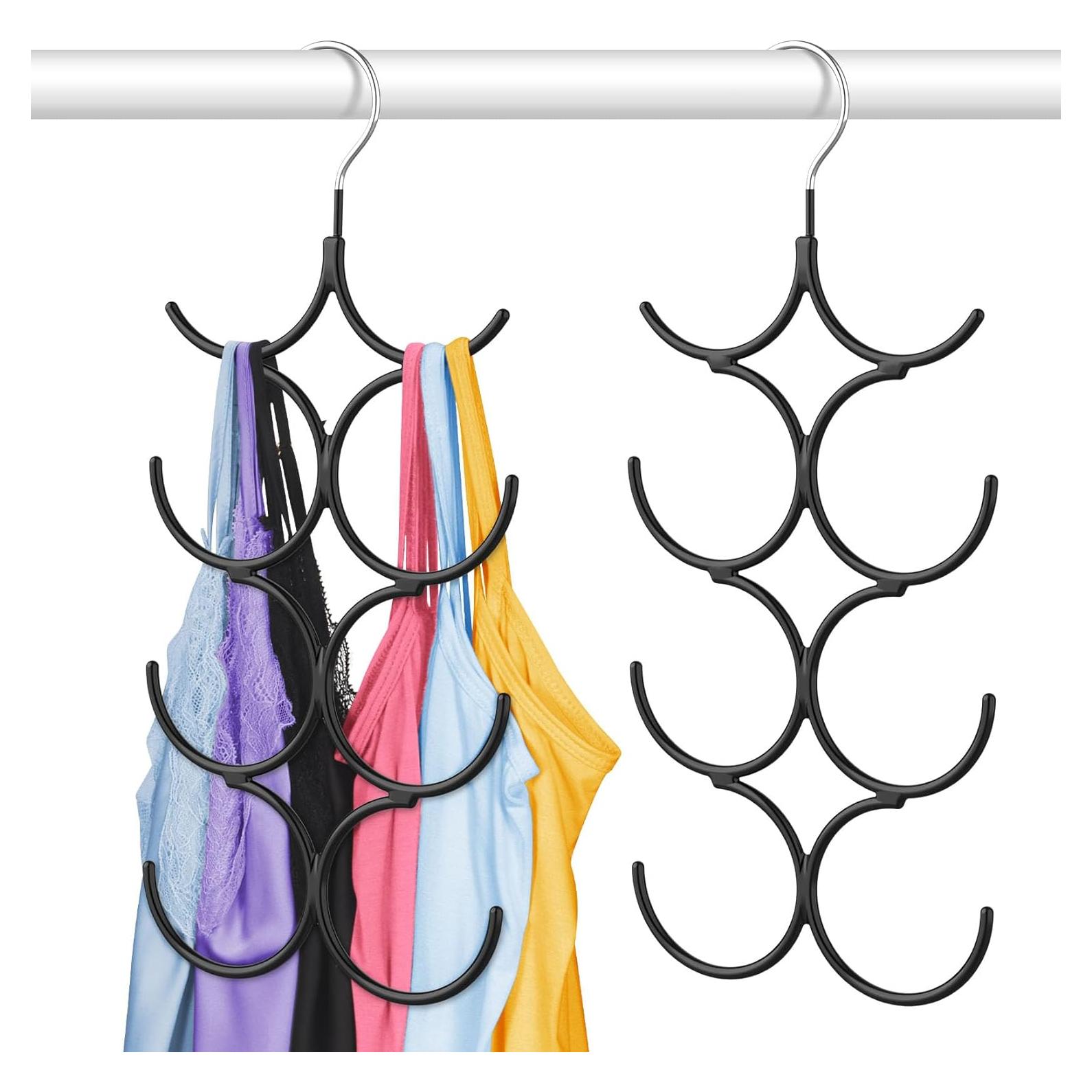 Perchero Ahorra Espacio DOIOWN 2 Piezas Metal Antideslizante