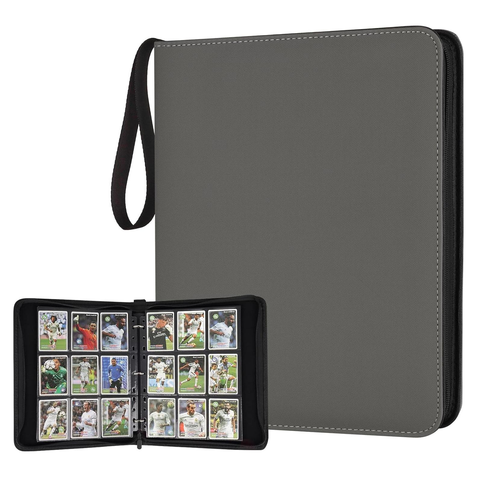 Carpeta de Tarjetas NEWBINDER001 Gris 720 Bolsillos Premium