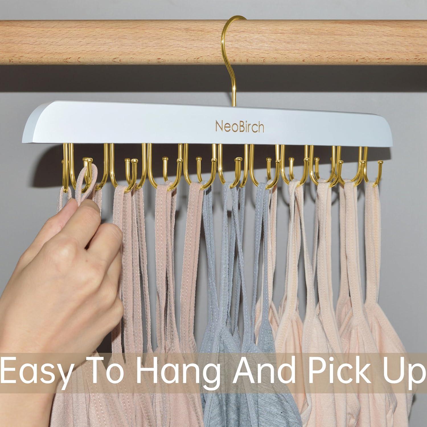 Perchero organizador de closet NeoBirch con 20 ganchos plegables