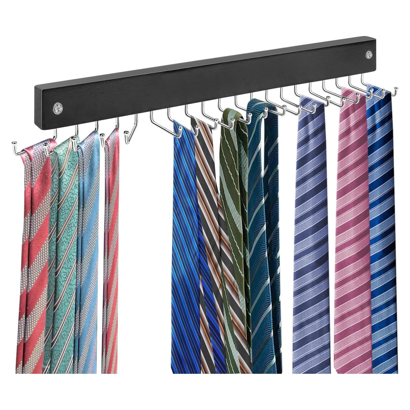 Perchero de Corbatas y Cinturones Harhana de 20 Ganchos