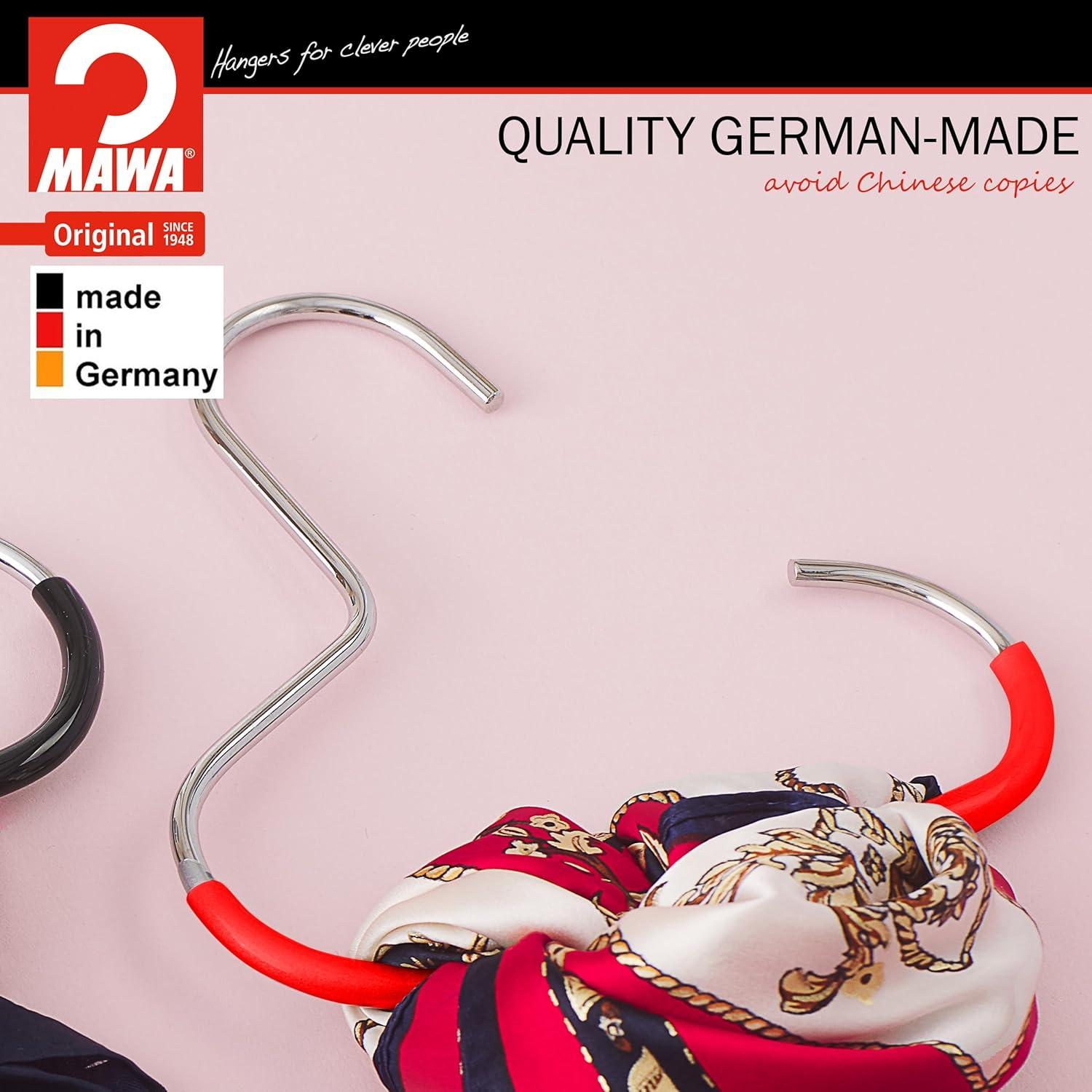 Organizador de Bufandas y Accesorios MAWA G-1 Rojo, Set de 5