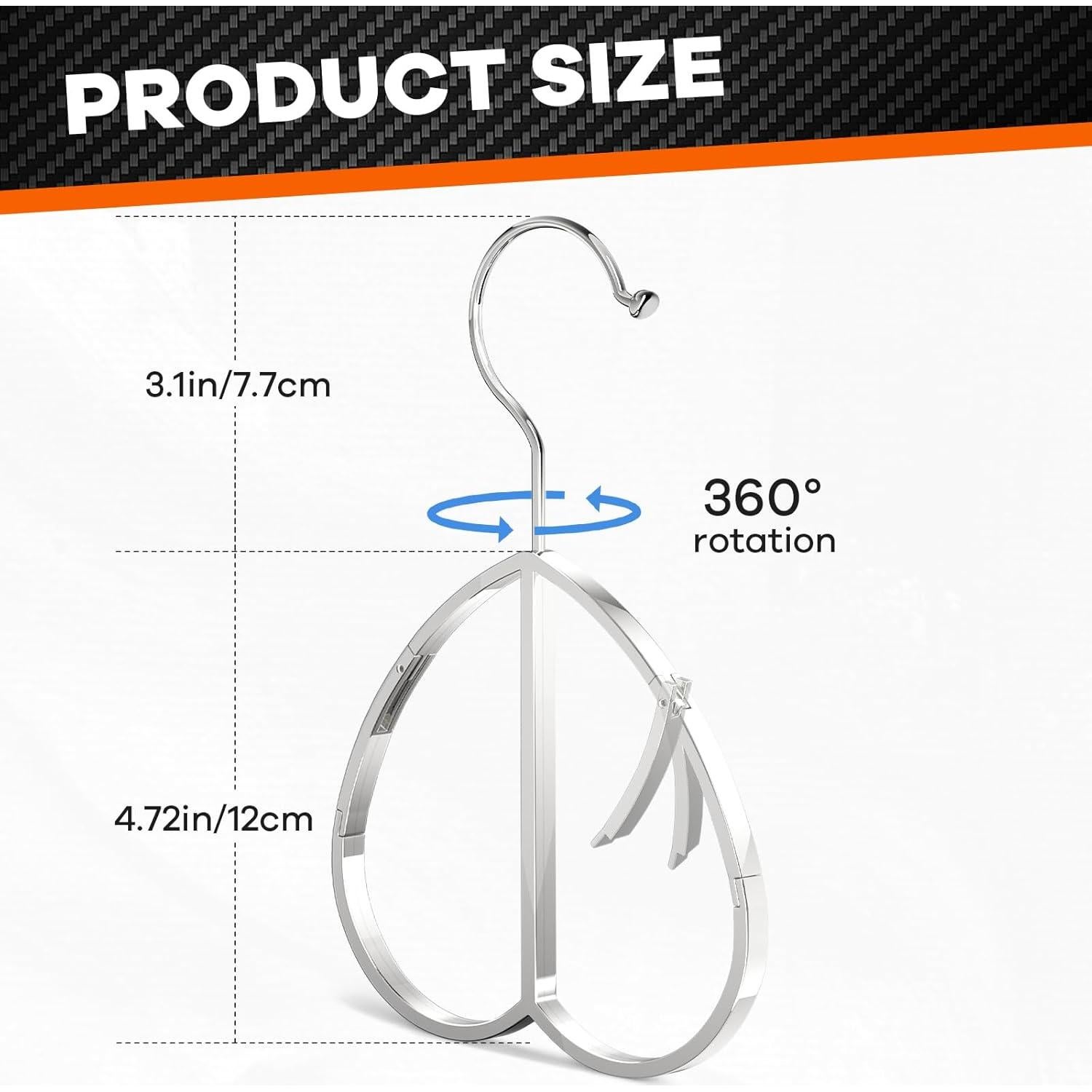 Percha Multipropósito QUISBE en Forma de Corazón - Plateado