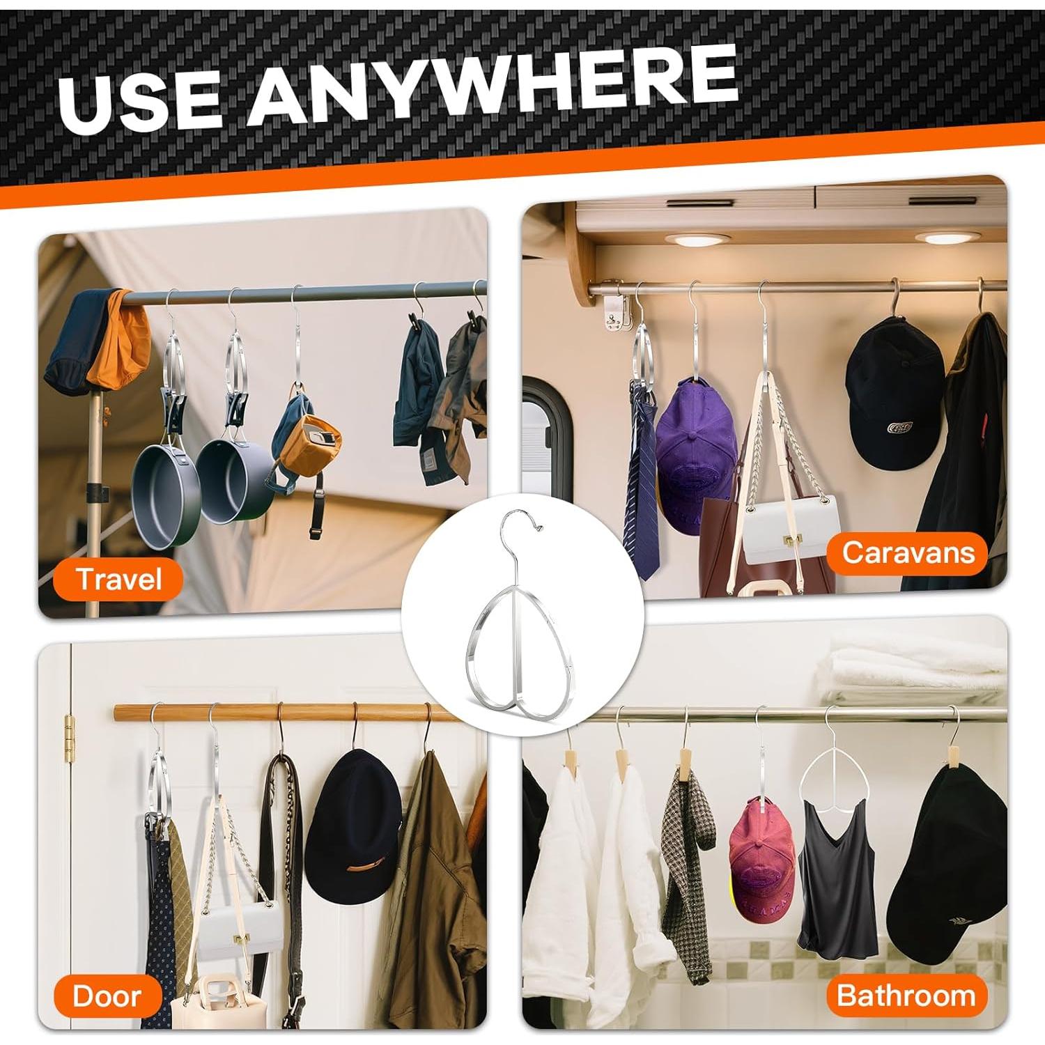 Percha Multipropósito QUISBE en Forma de Corazón - Plateado