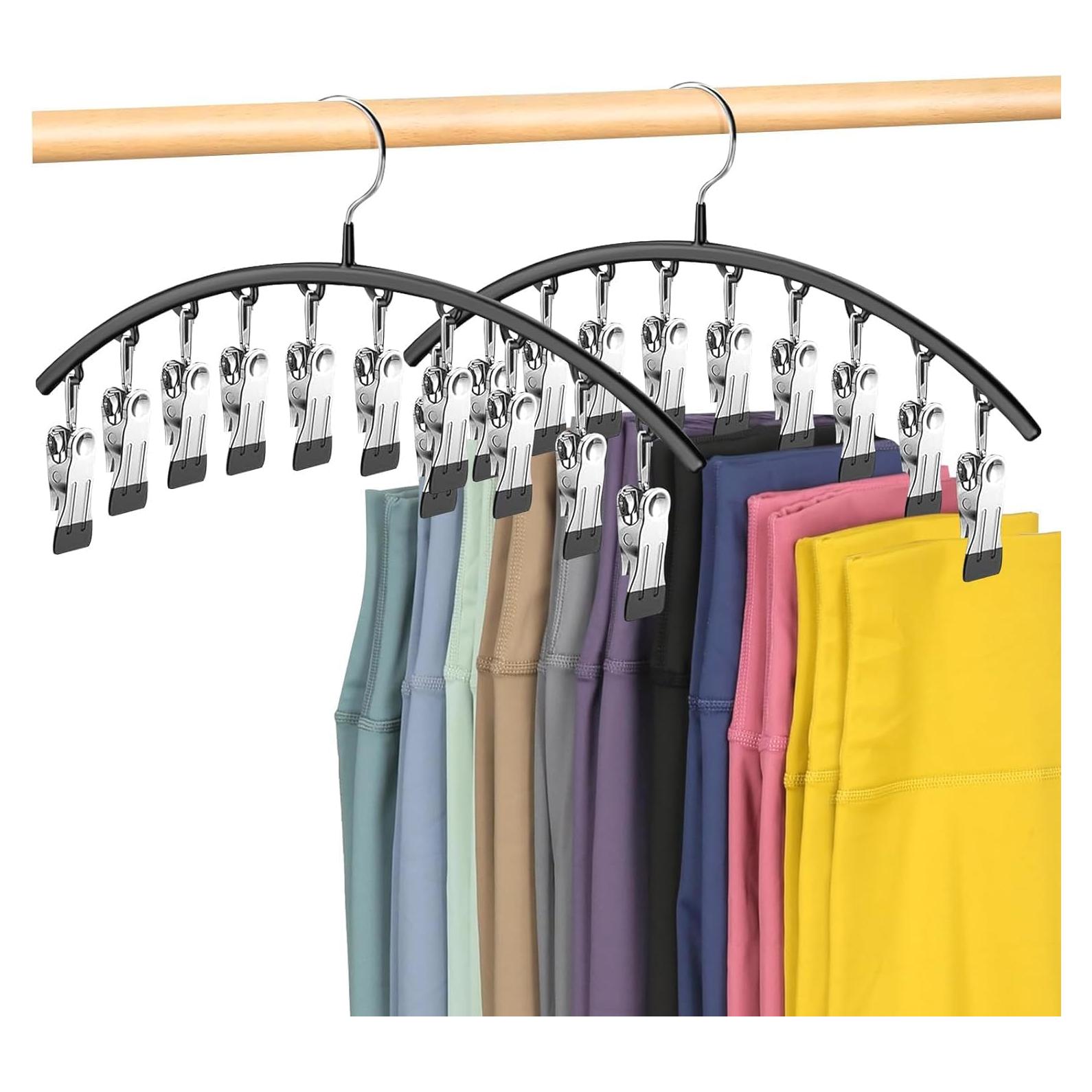 Organizador de Closet Kalimdor con 10 Clips para Pantalones