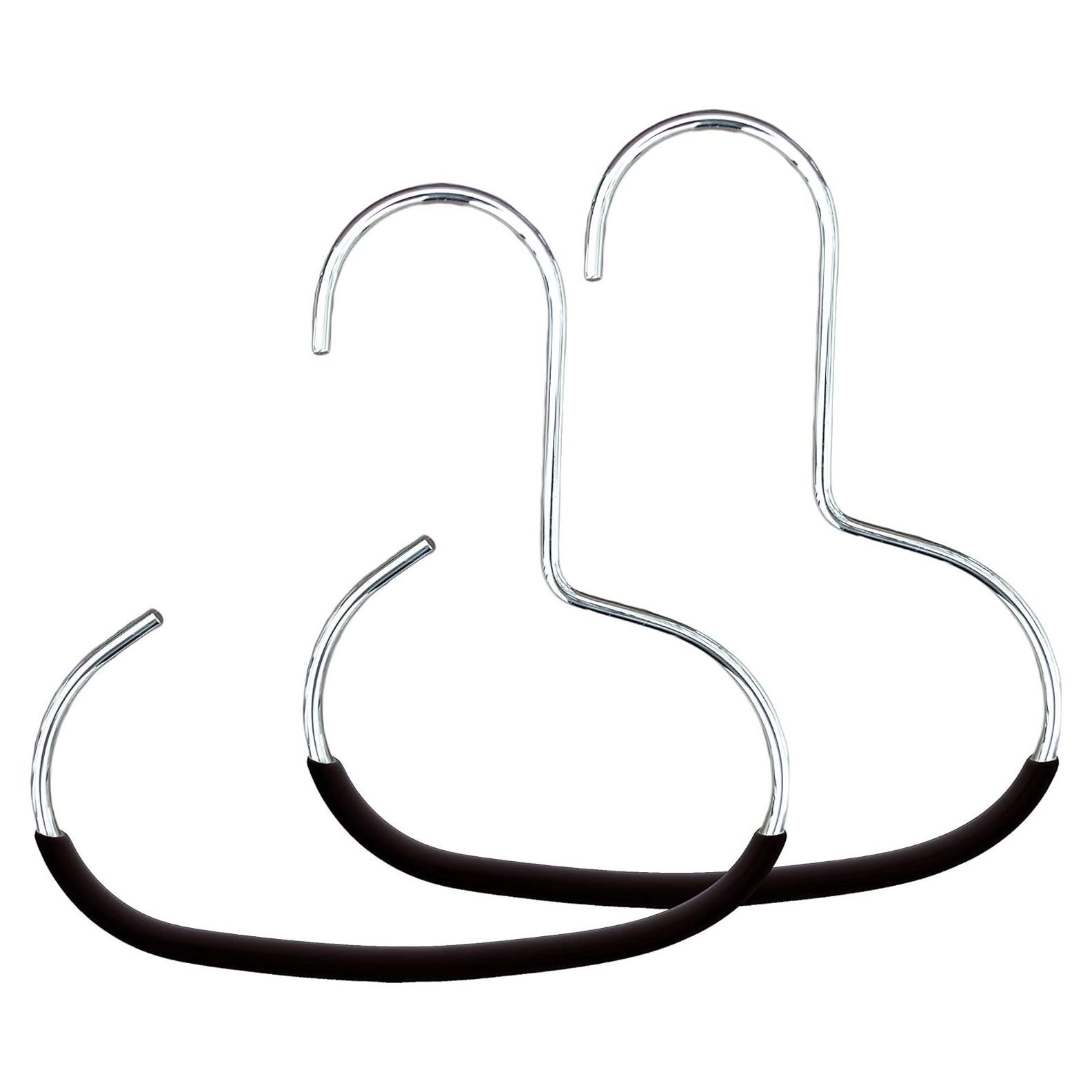 Perchas de Metal Antideslizantes MAWA G-1 Set de 2 Negro