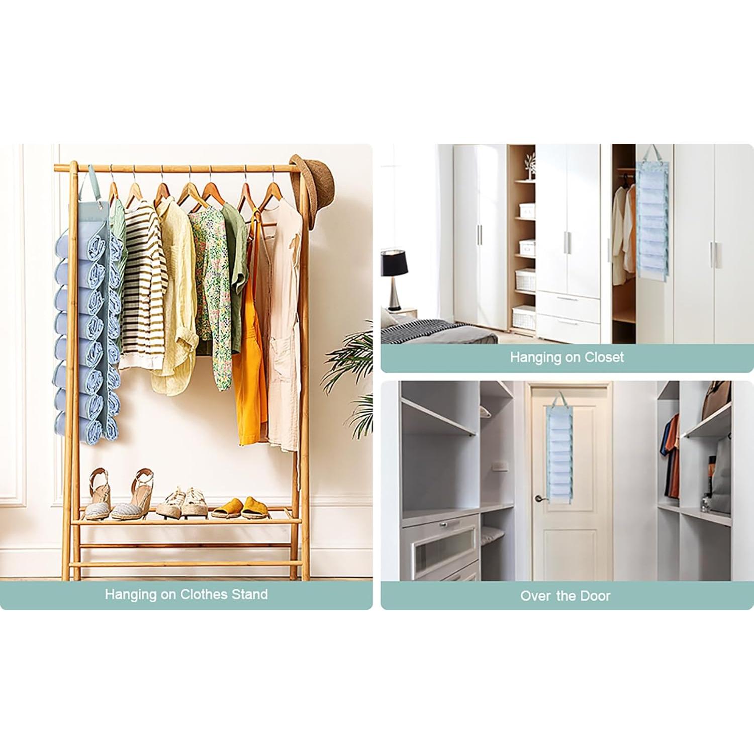 Organizador de Leggings DHSFKBE 16 Compartimentos Gris