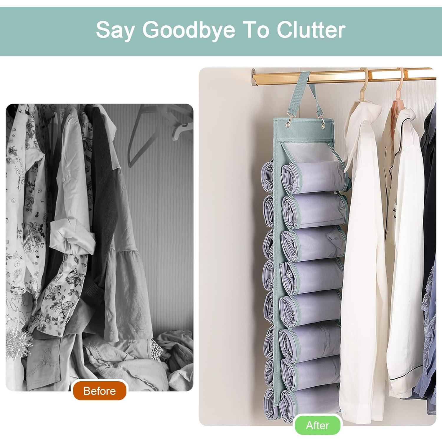 Organizador de Leggings DHSFKBE 16 Compartimentos Gris