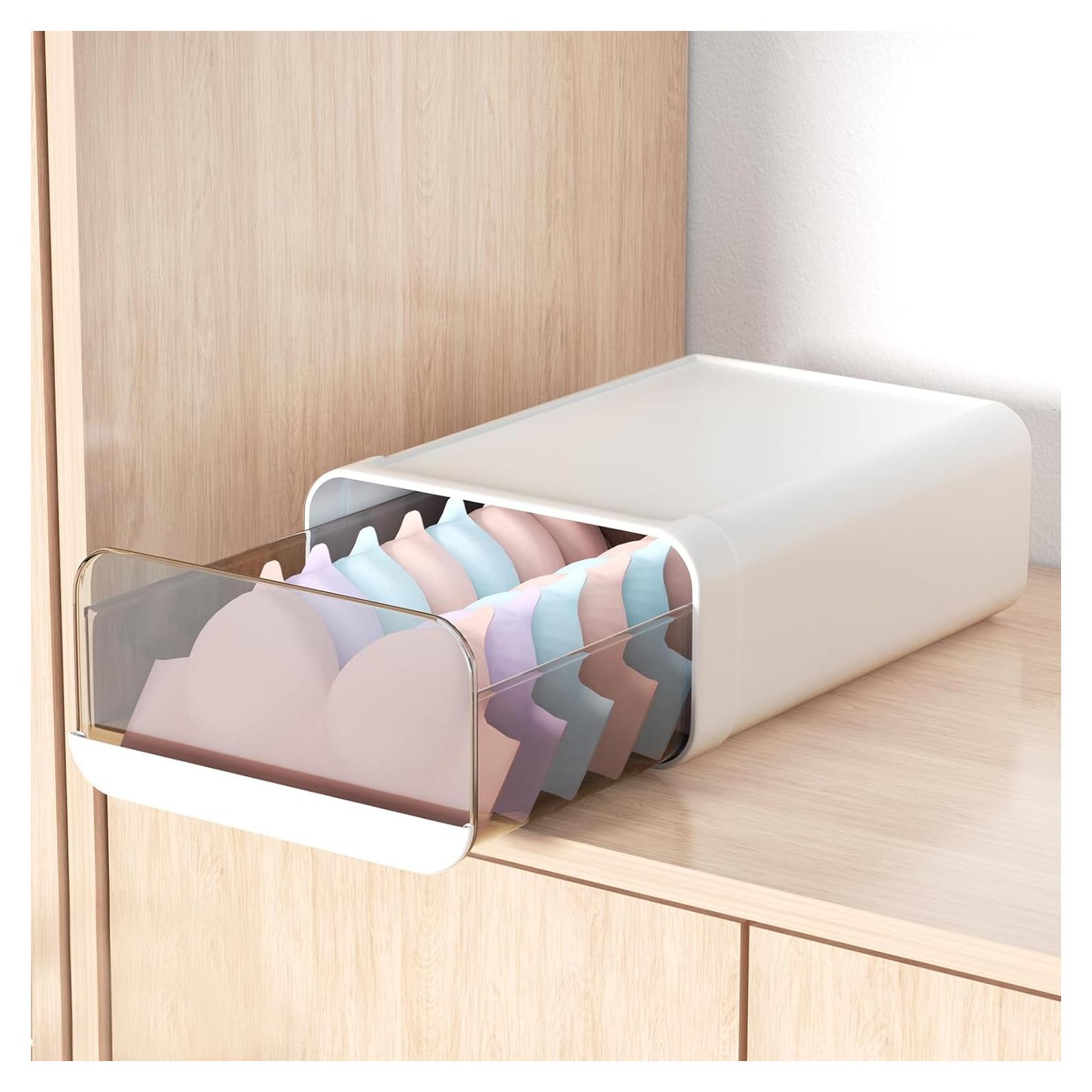 Organizador de Cajón Apilable Miaocona 1 Celda Blanco 40x26.4x14 cm