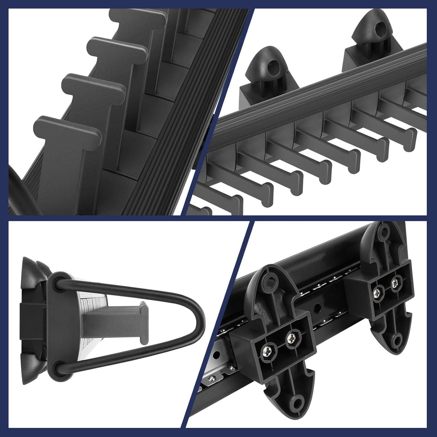 Soporte deslizante para corbatas XIIW, organizador 20 ganchos