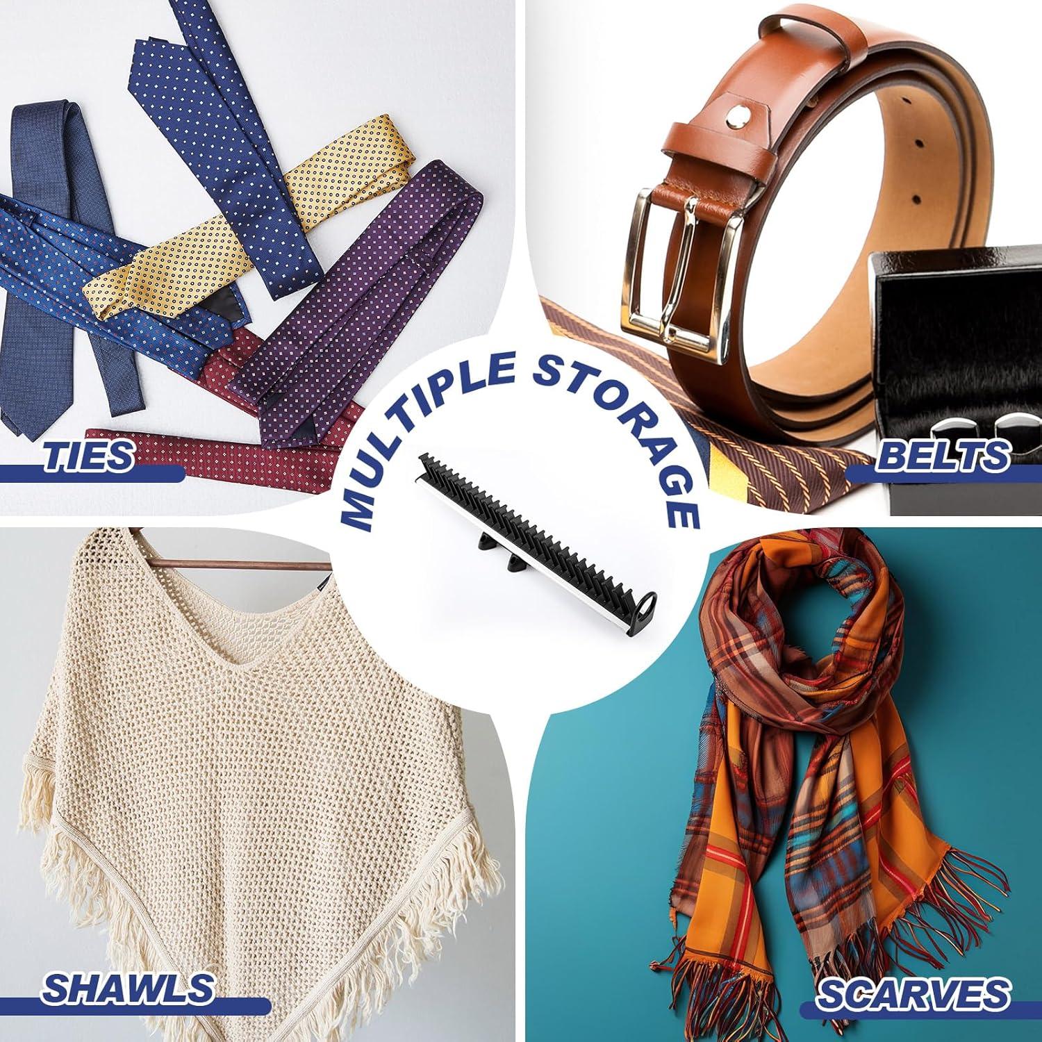 Soporte Deslizante para Corbatas Maxdot 28 Ganchos 46x8.6cm