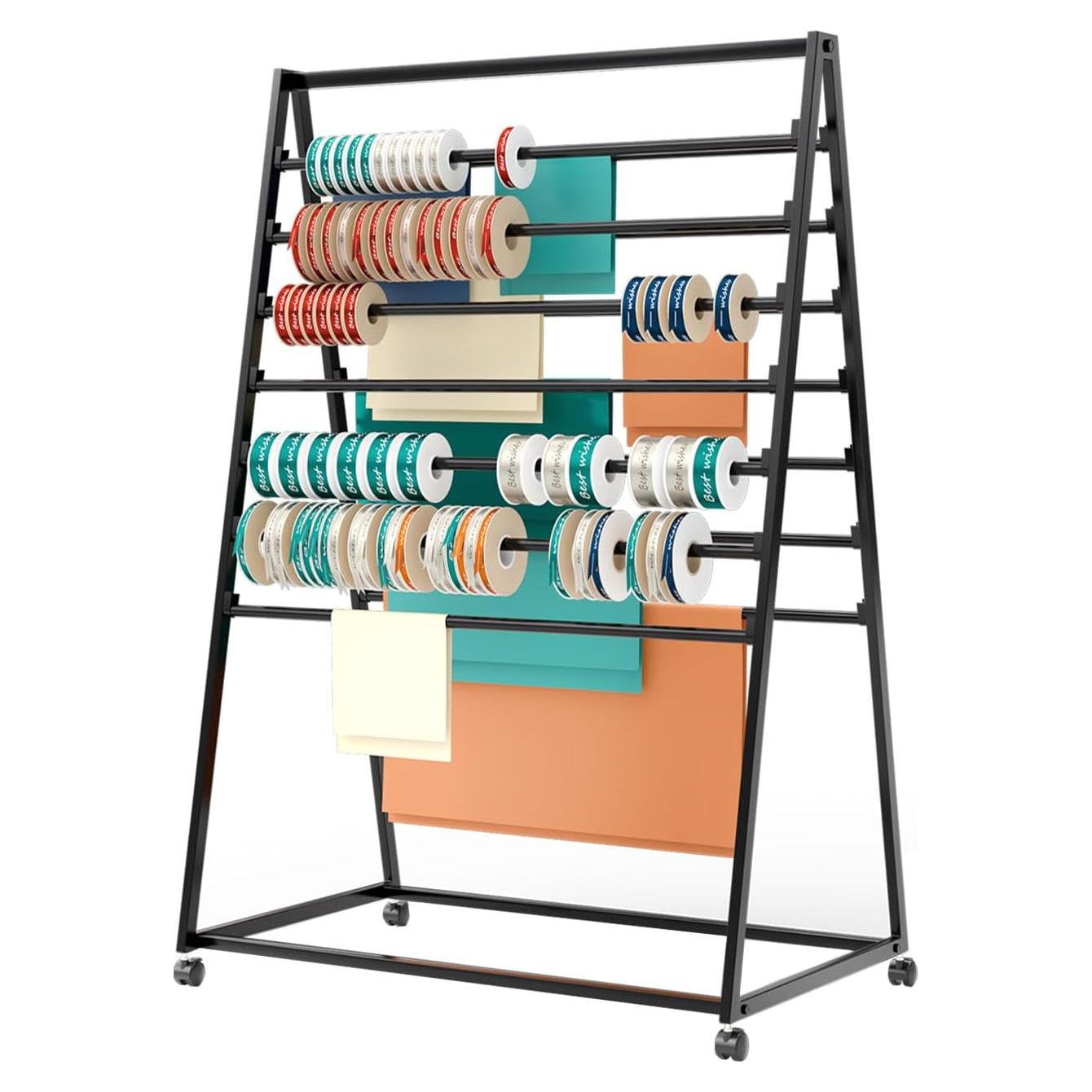 Organizador de Cinta de Metal QJSZMEI 15 Niveles 80x40x120cm