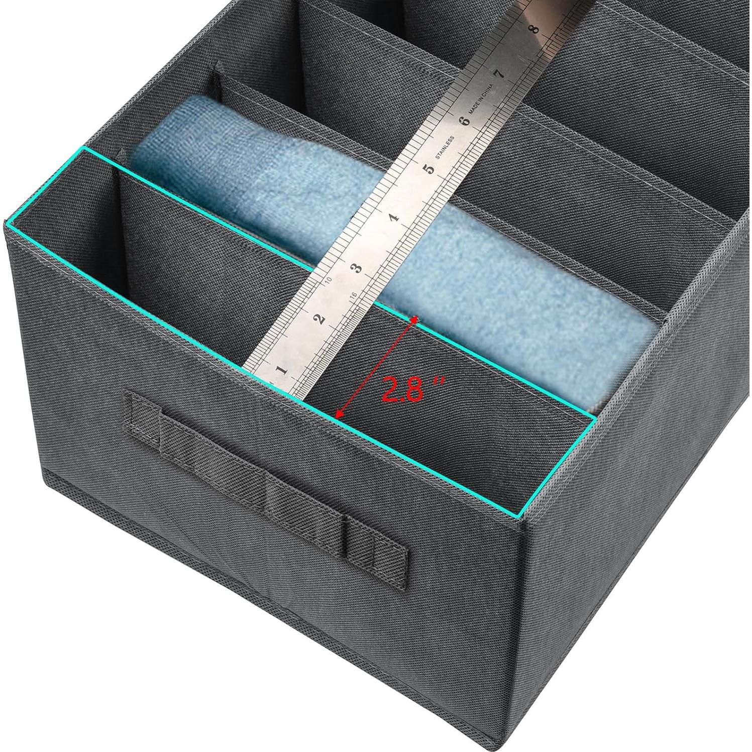 Organizador de Ropa Grande Ohlove 6/9 Compartimentos Gris