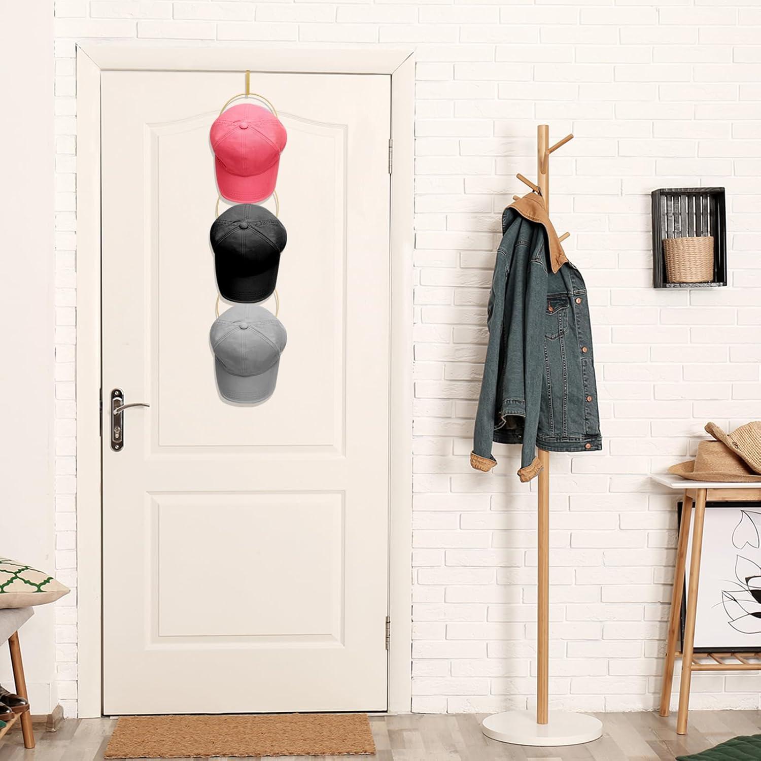 Soporte para Sombreros Yerliker 16 Piezas Dorado Metal