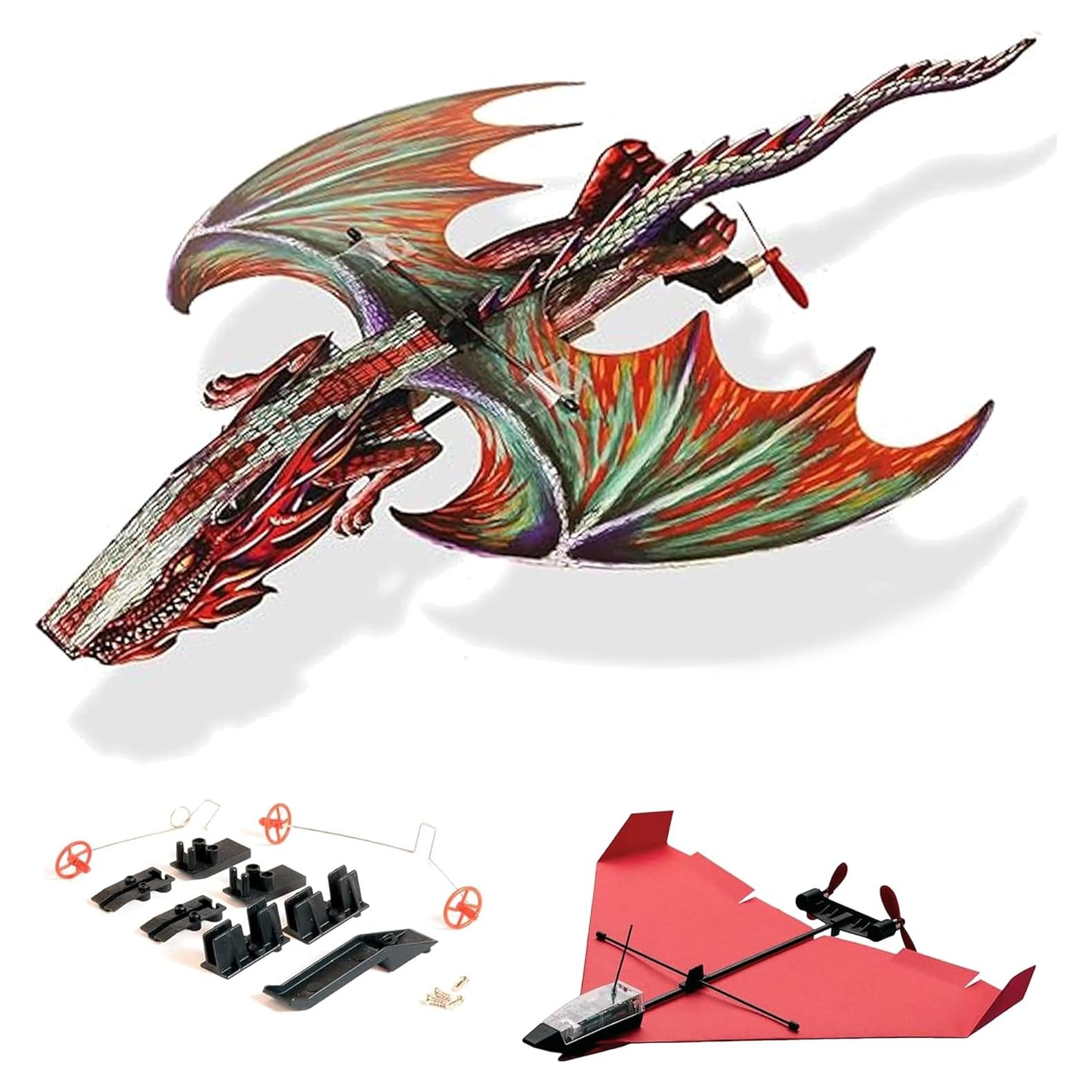 Kit de avión de papel POWERUP 4.0 Dragón - Control RC