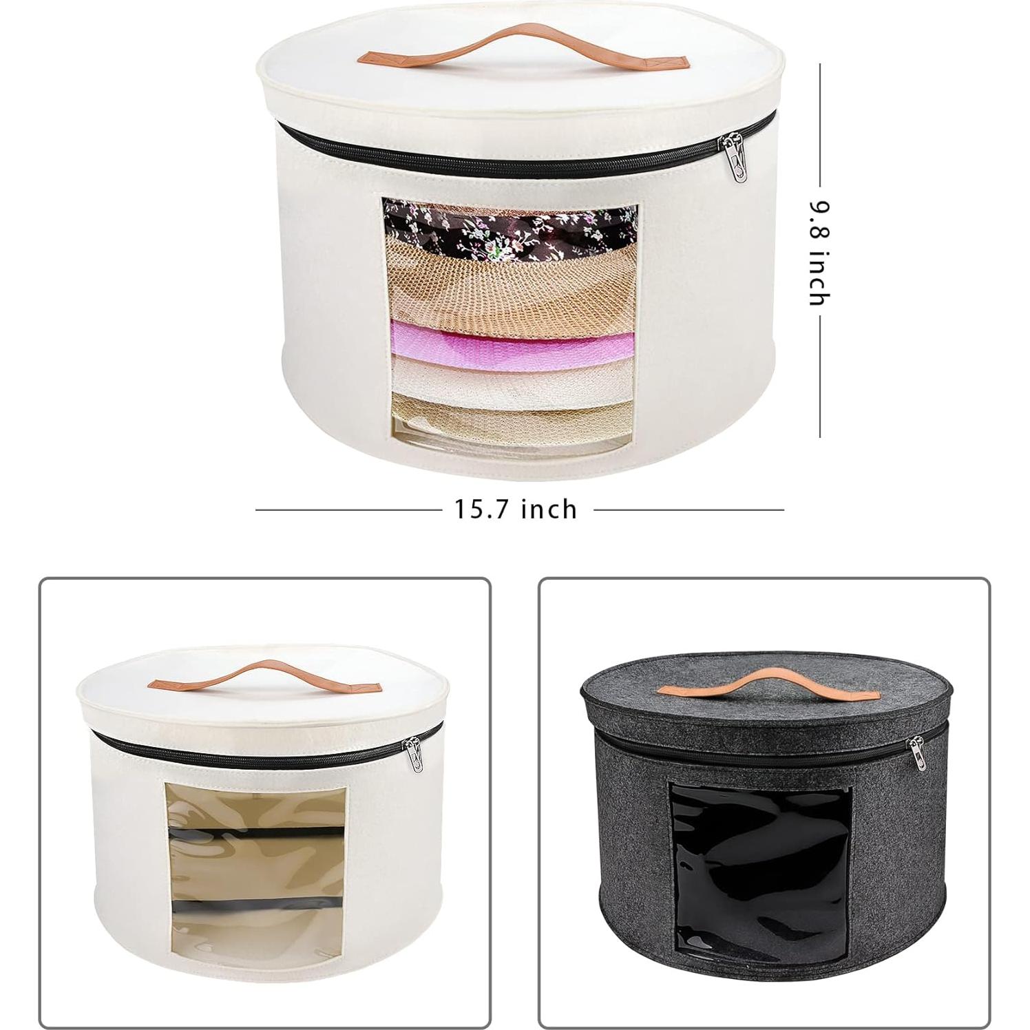 Caja de Almacenamiento de Sombreros VanlonPro 40.64 cm x 25.4 cm