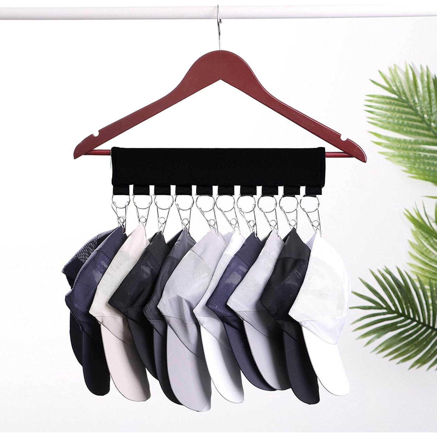 Organizador de Sombreros iPstyle 2 Paquetes con 20 Clips