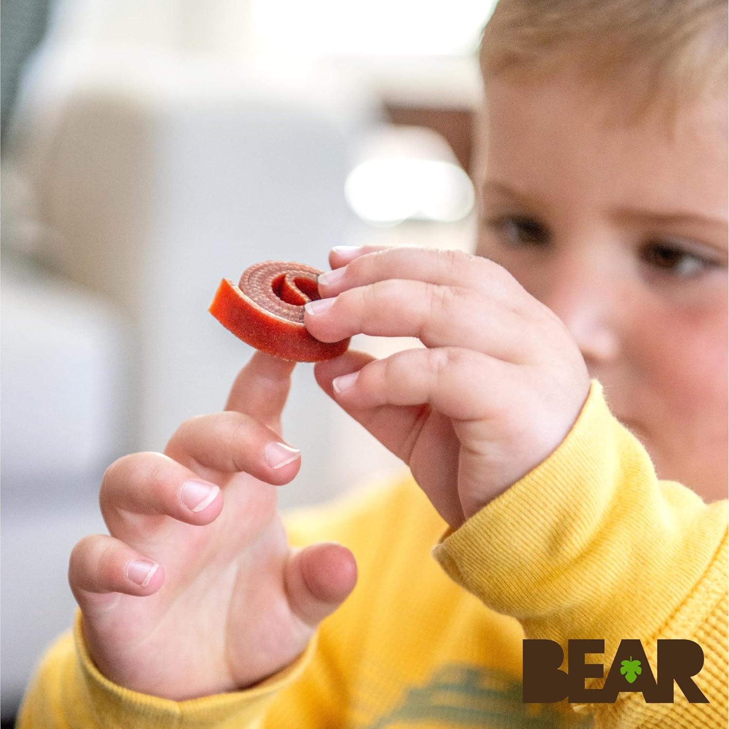 Yoyos de Fruta BEAR - Fresa y Manzana - 5 Rollos 20g - Snack Saludable