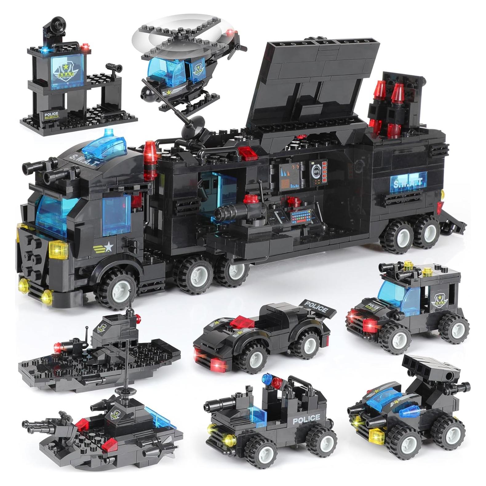 Set de Construcción Policía SWAT 1110 Piezas EP Ejercicio y Juego