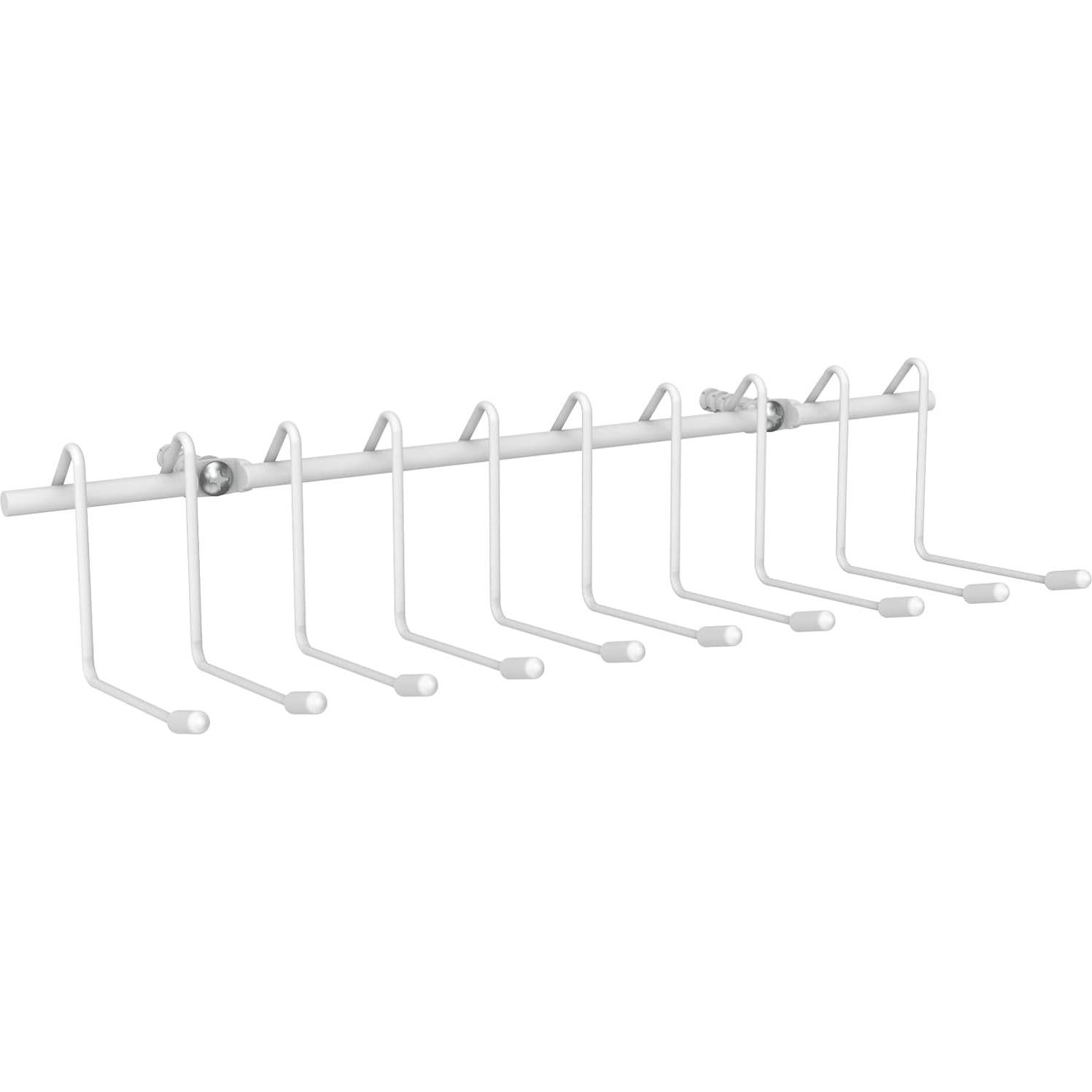 Rack Colgante ClosetMaid 10 Ganchos Organizador Blanco