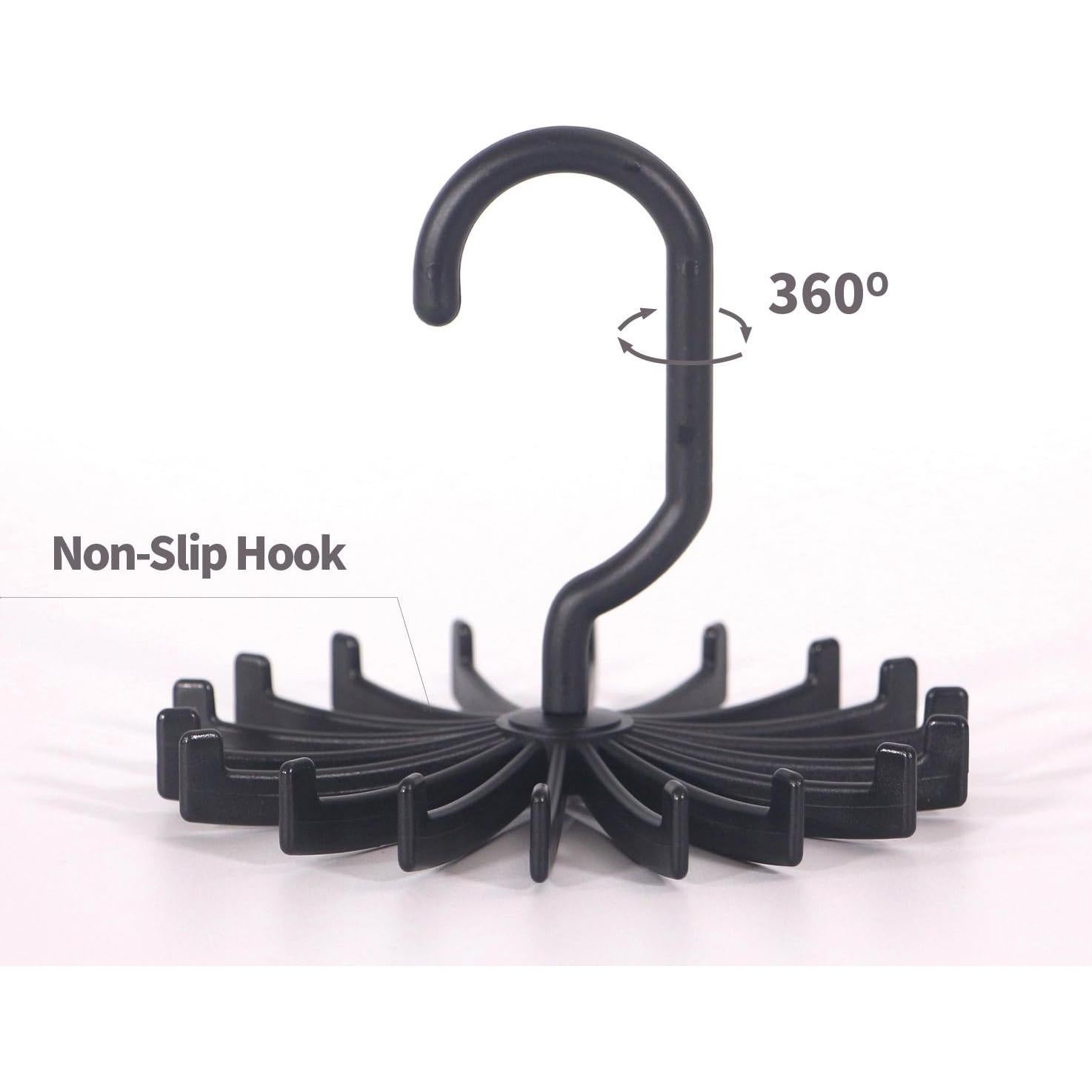 Organizador de Ganchos para Corbatas DIOMMELL - Juego de 4 Piezas