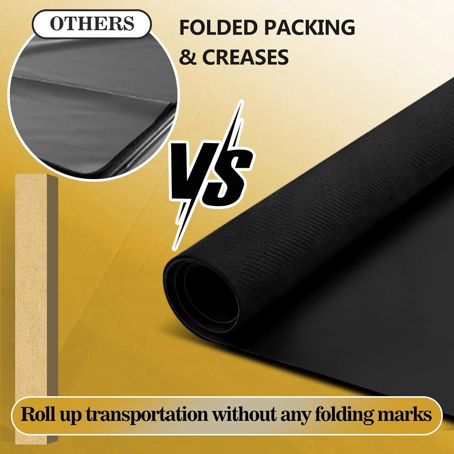 Alfombrilla de Mahjong YCK 80x80 cm Antideslizante y Sin Arrugas