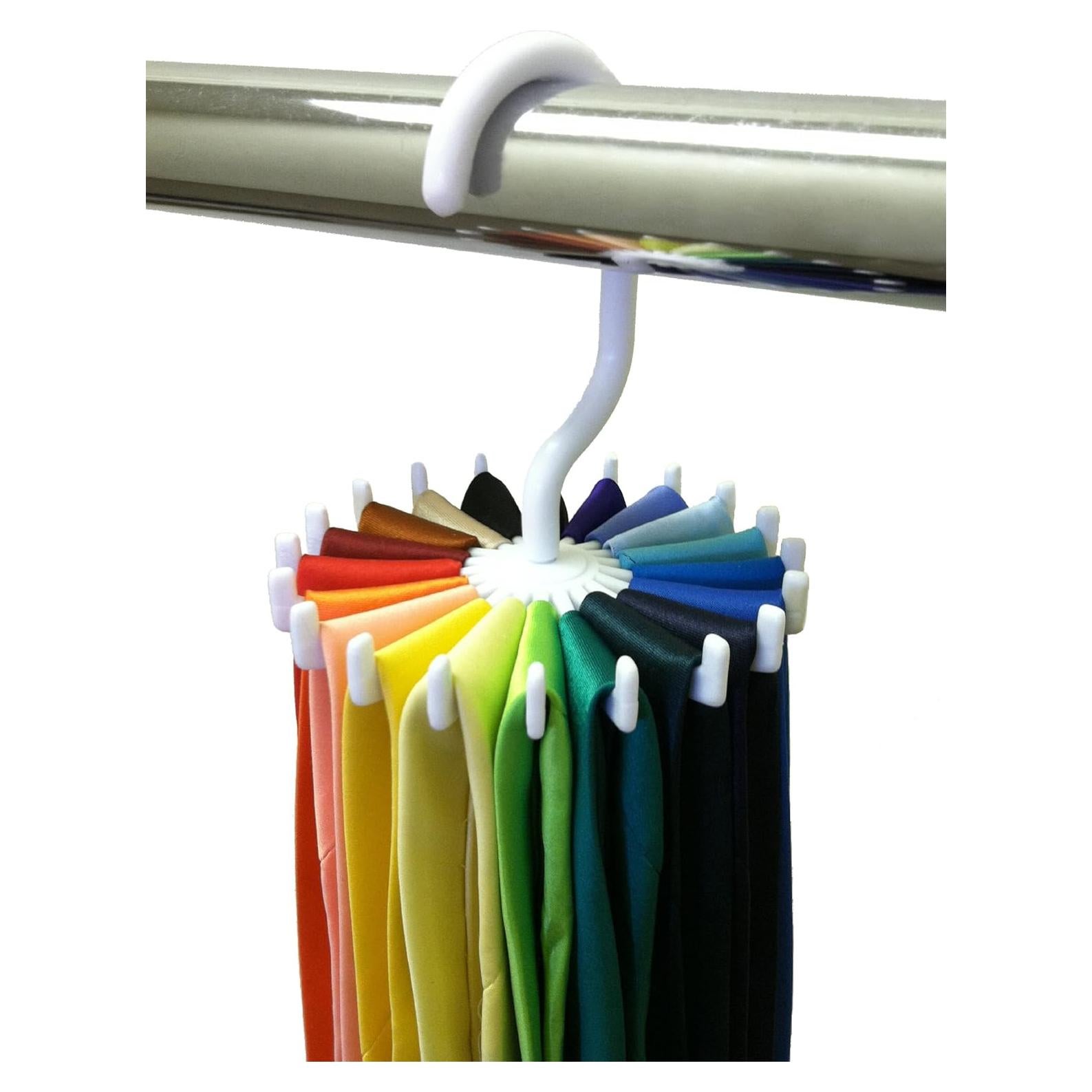 Perchero Giratorio Closet Complete para 20 Corbatas o Cinturones