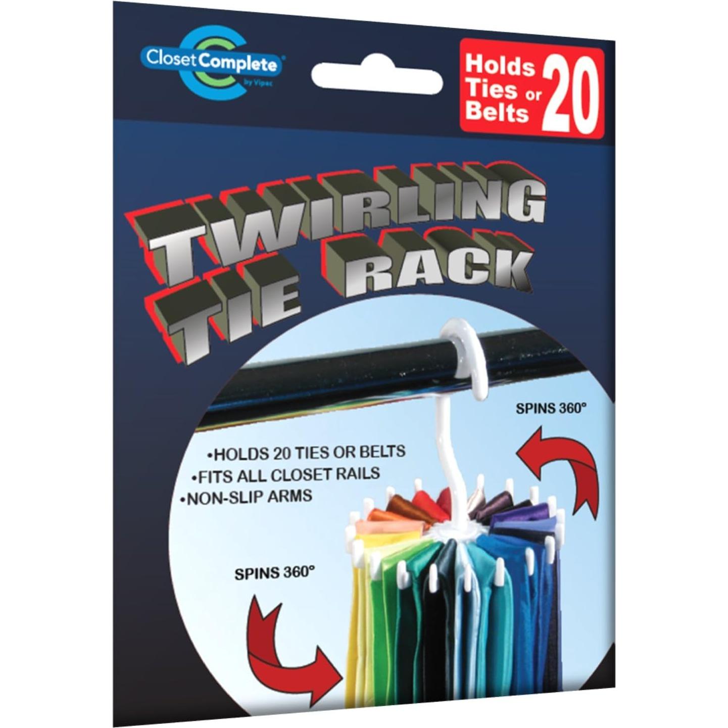 Perchero Giratorio Closet Complete para 20 Corbatas o Cinturones
