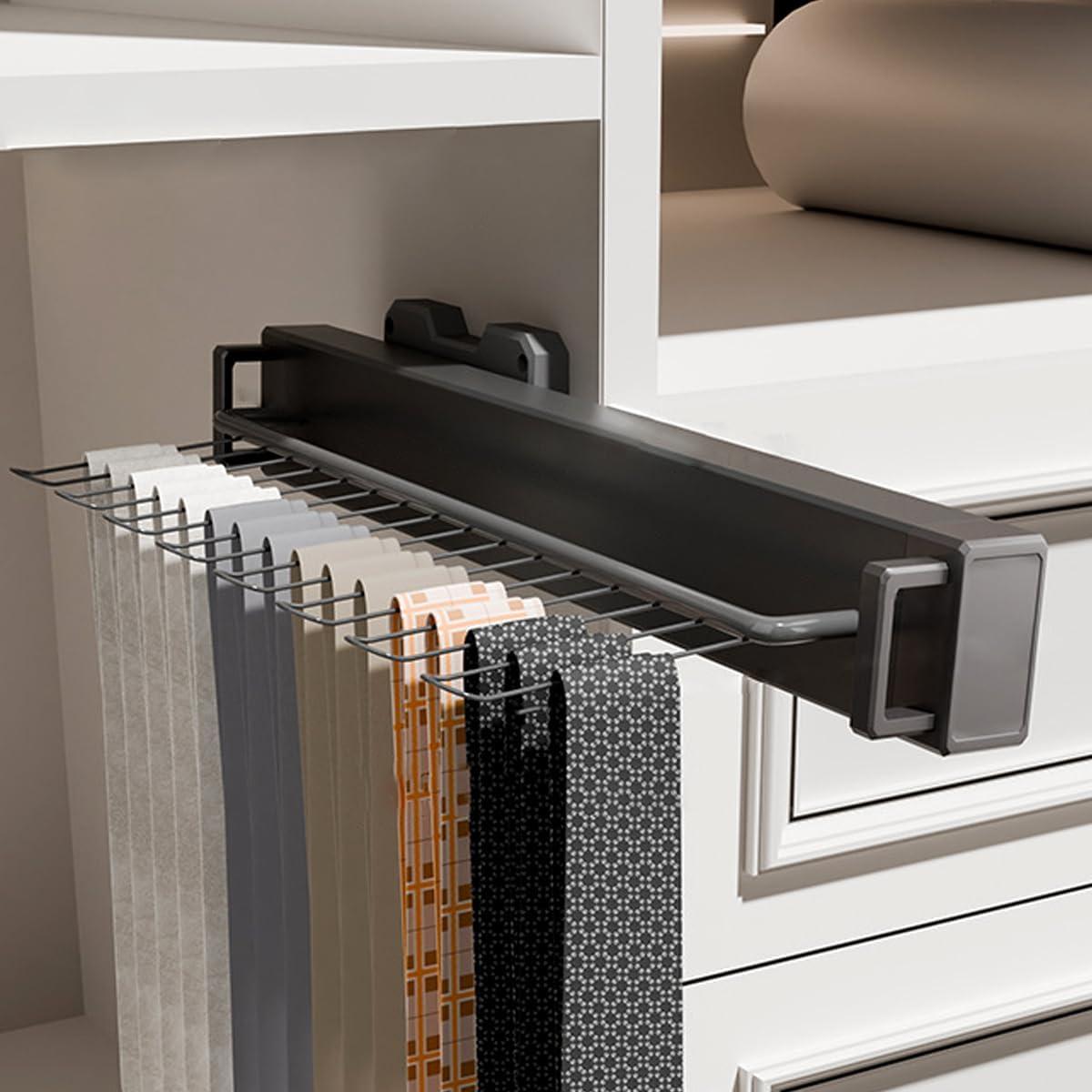 Soporte Extensible para Corbatas y Cinturones HOWHY 40 cm