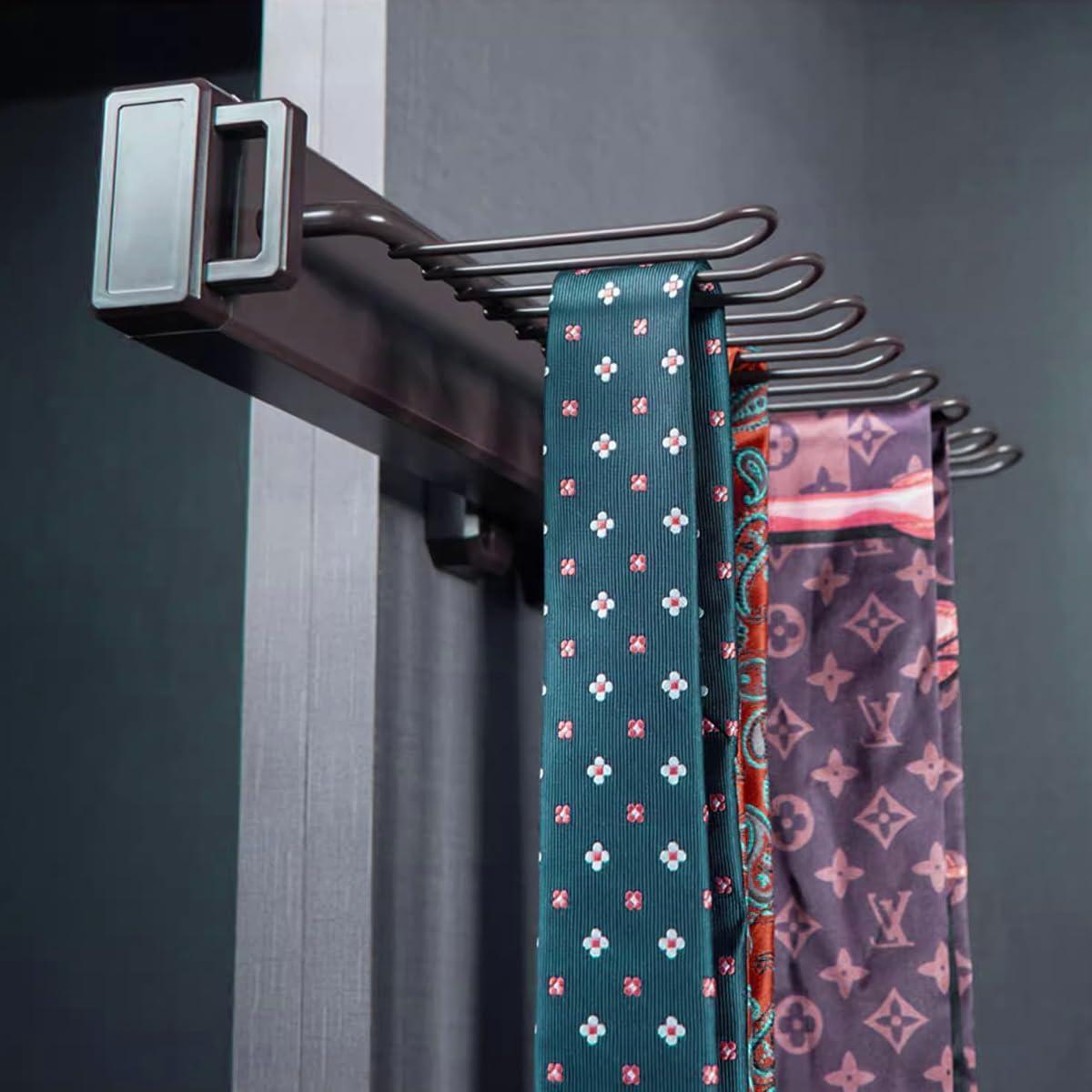 Soporte Extensible para Corbatas y Cinturones HOWHY 40 cm