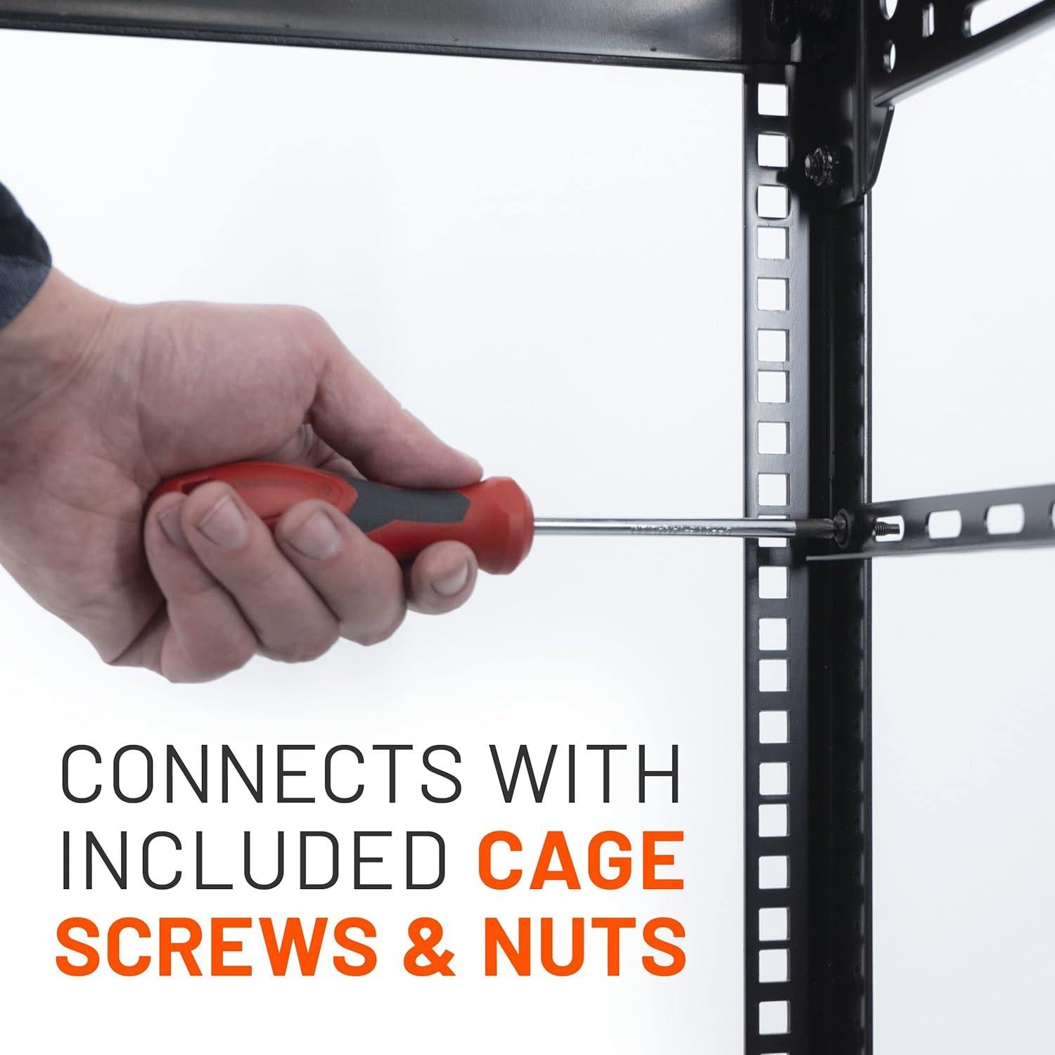 Kit de Gestión de Cables ECHOGEAR - 4 Barras 1U, 24 Bridas