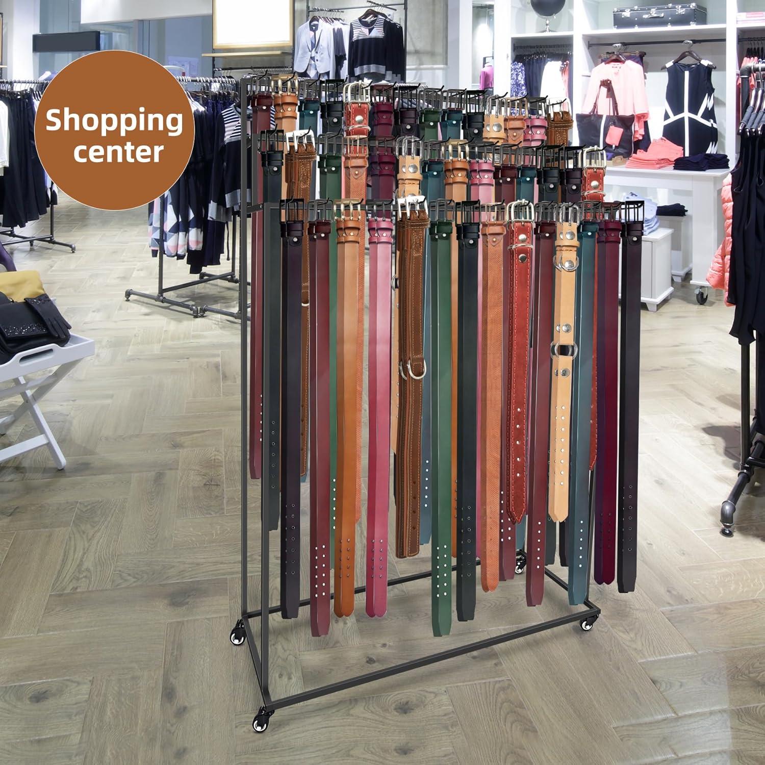 Organizador de Cinturones MikaYYeaga 3 Niveles 42 Ganchos Negro