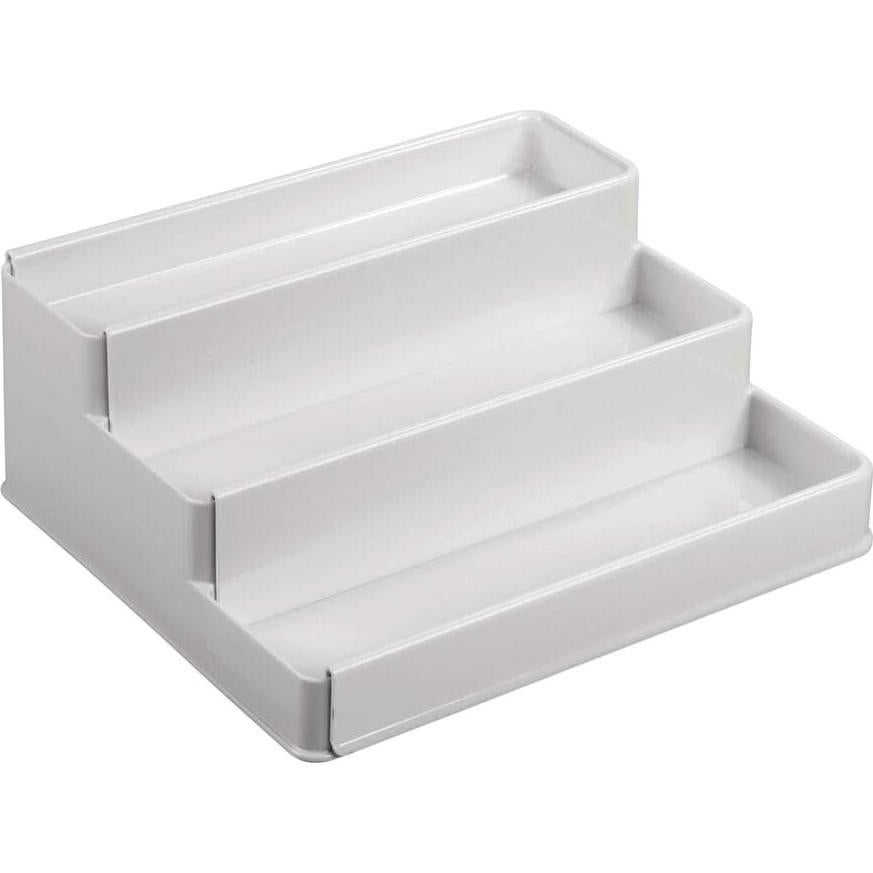 Estante Organizador Expandible mDesign 3 Niveles Plástico Gris