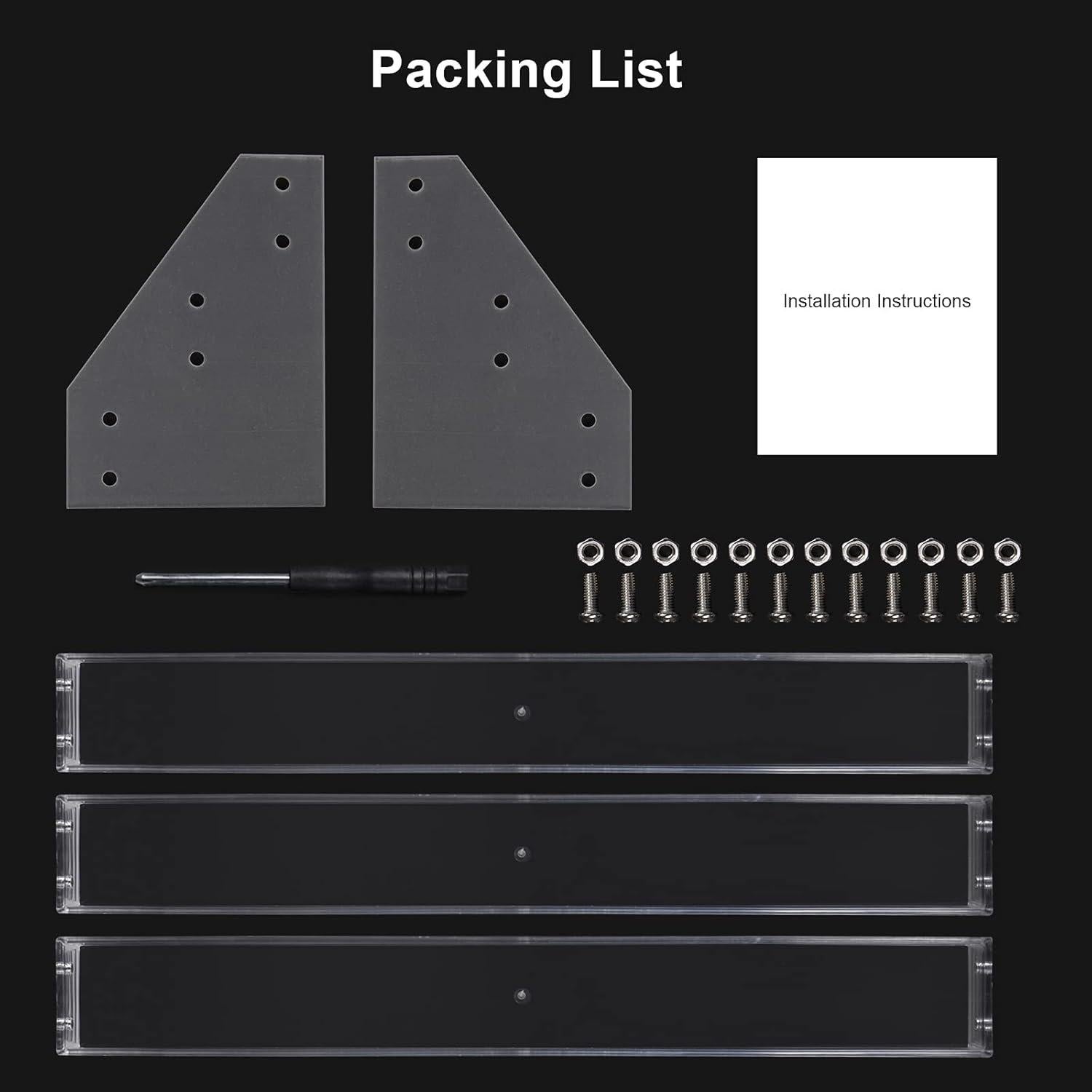 Soporte para Esmalte de Uñas Umirokin 3 Niveles Acrílico 36 Botellas