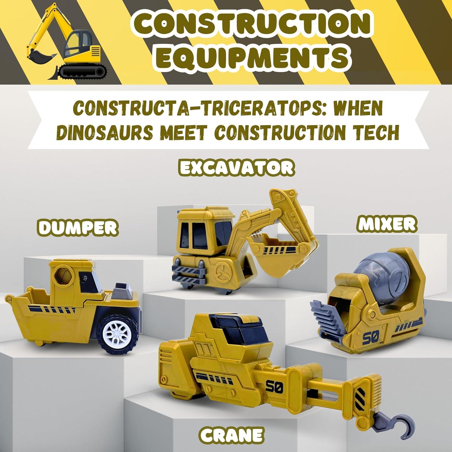 Set de Juguetes de Dinosaurios PlenPLAY T-Rex y Triceratops