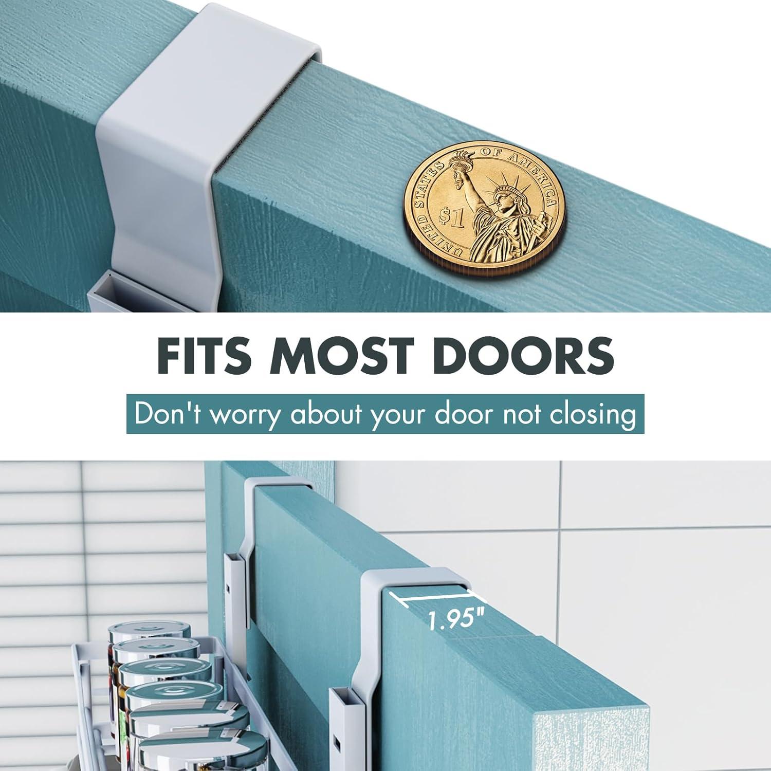 Organizador de despensa Eastherry 6 Niveles Blanco Metal